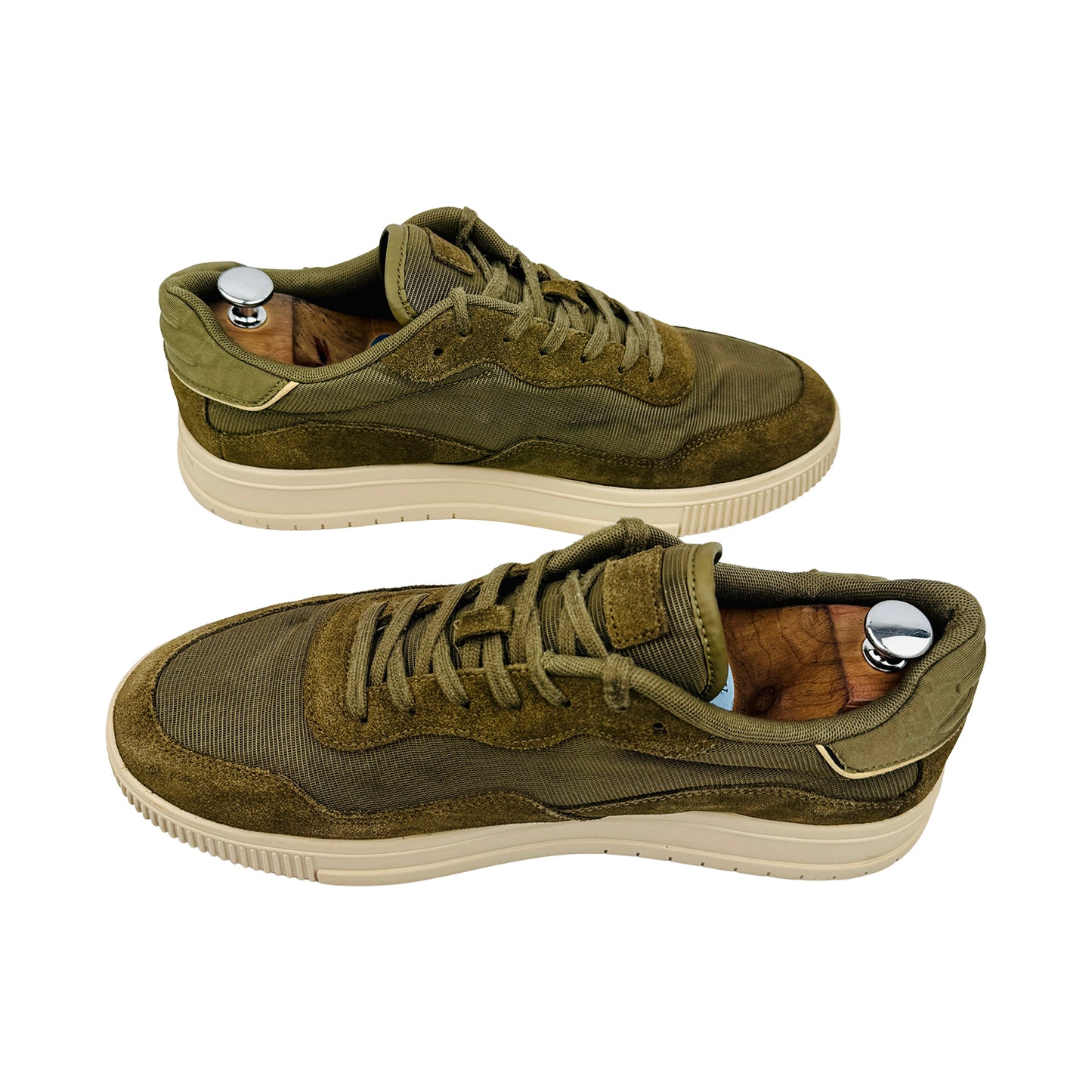 Tommy Hilfiger Supercup Mix 'Khaki' Sneakers (Size 45) - FM0FM04585