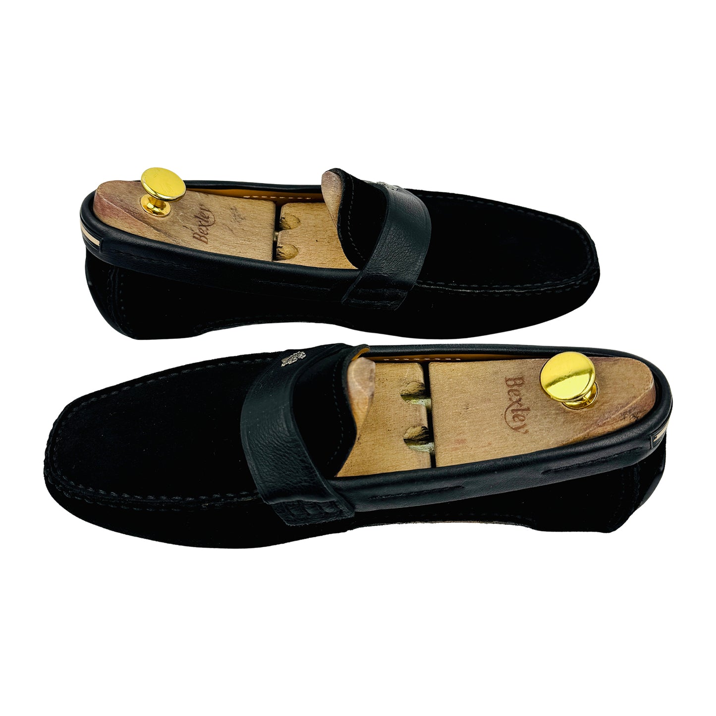 Bally Men's Weko Crest Black Loafers (Size 42/42.5)