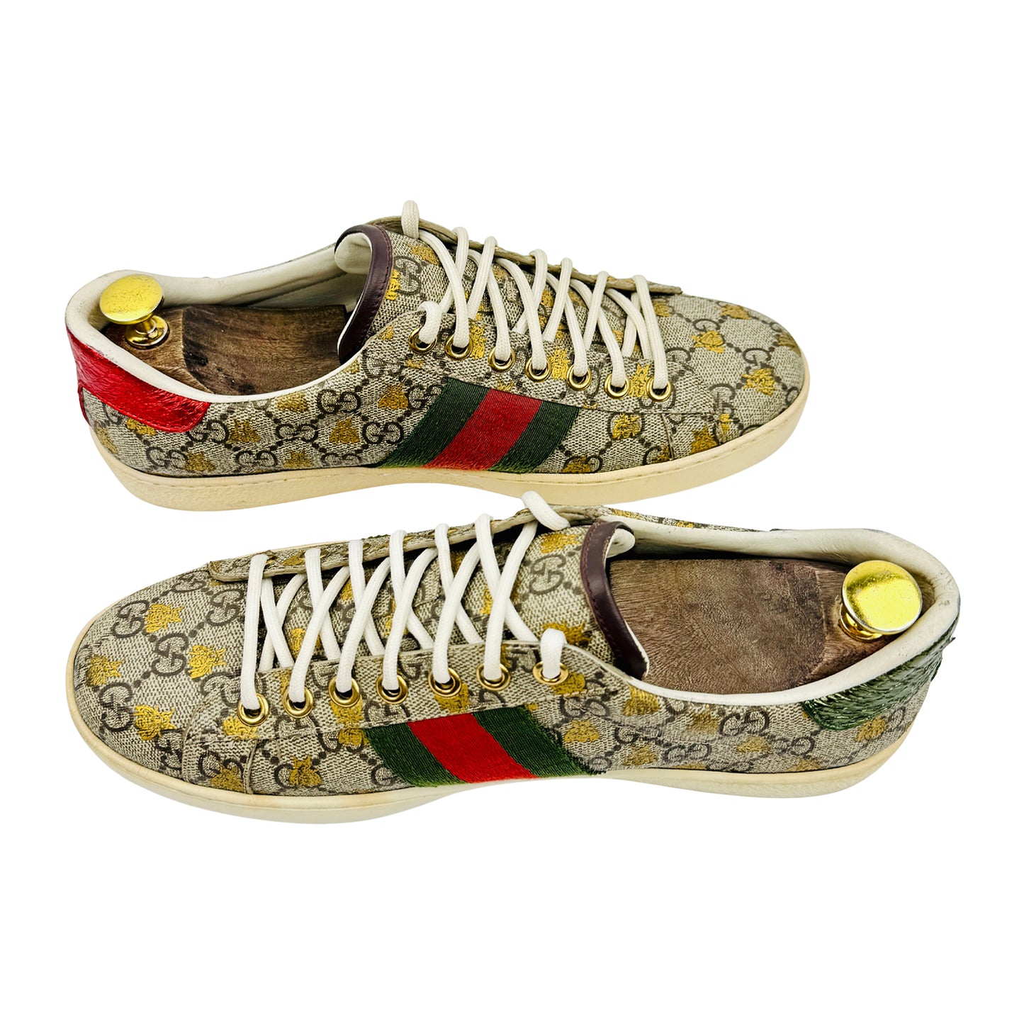 Gucci Ace GG Supreme Sneakers (Size 41/41.5)
