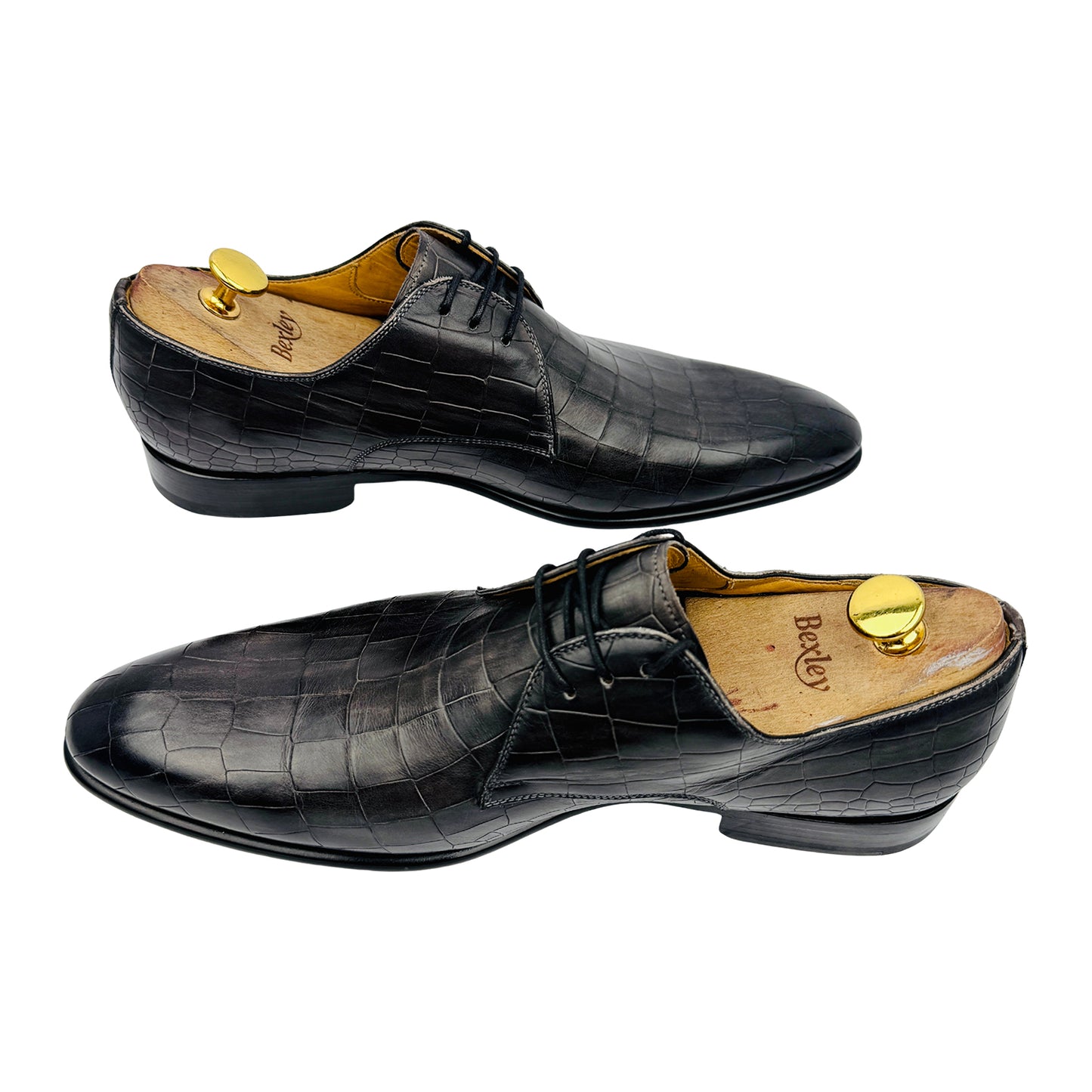 Magnanni Men's Alligator Leather Derby Shoes (Size 42/42.5)