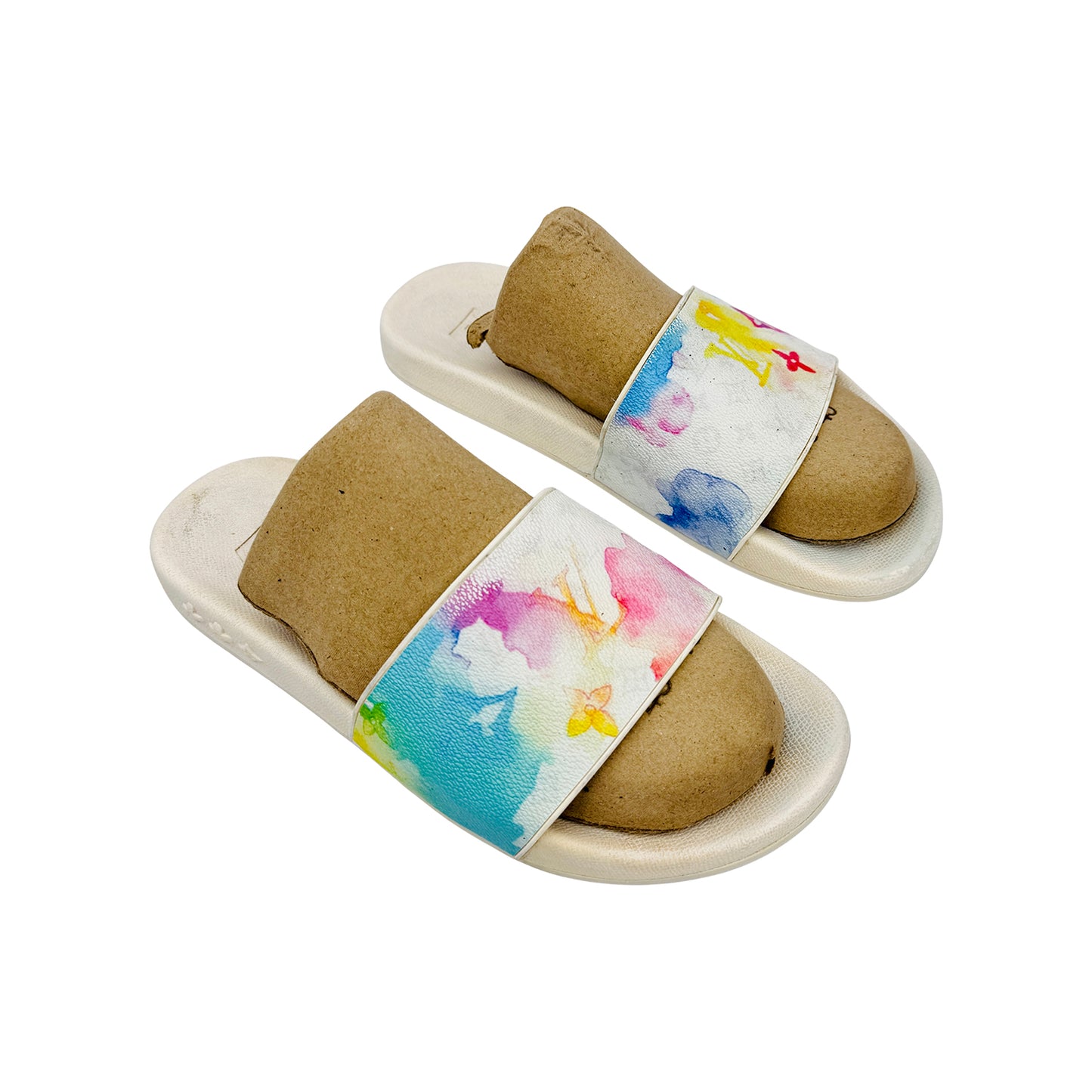 Louis Vuitton Men`s Waterfront White Slippers (Size 42/42.5)
