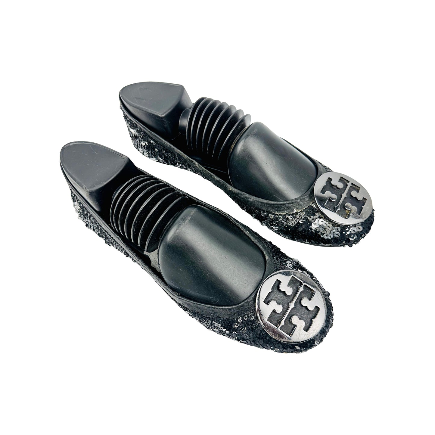 Tory Burch Reva Sequin Textile Ballet Flats (Size 39/39.5)