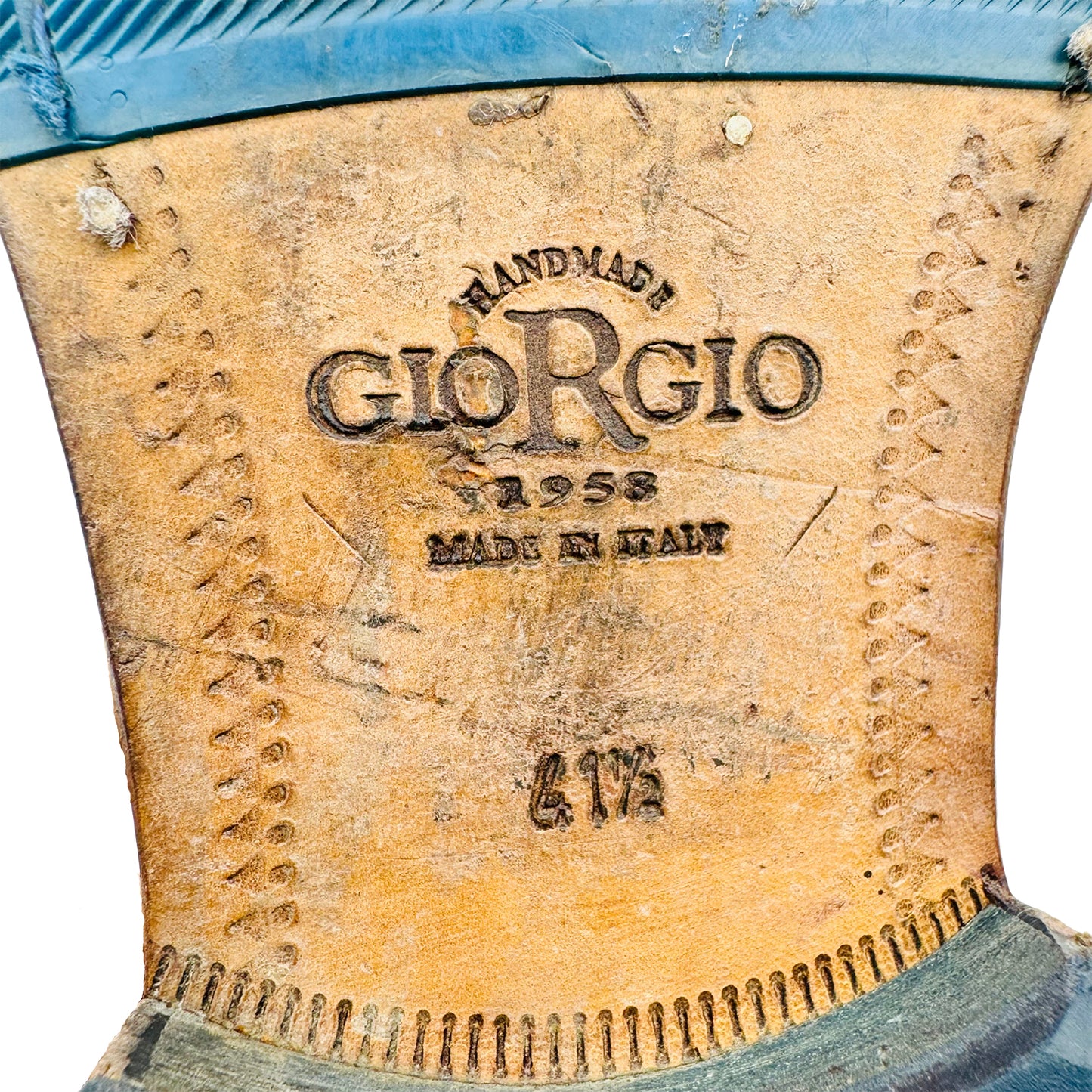 Giorgio 1958 Men's Brown Leather Shoes (Size 42.5)