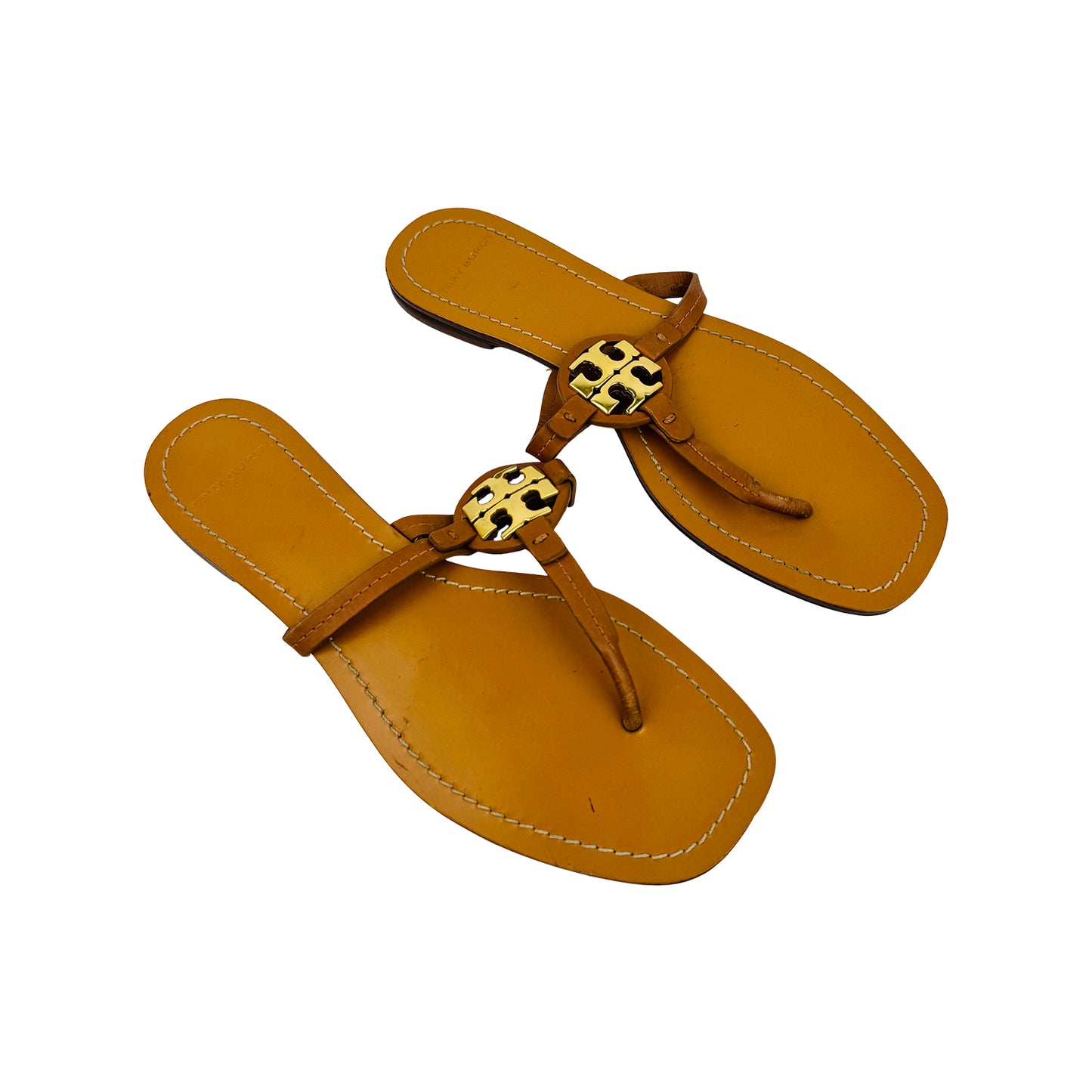 Tory Burch Women's Miller Brown Slippers (Size 37.5)