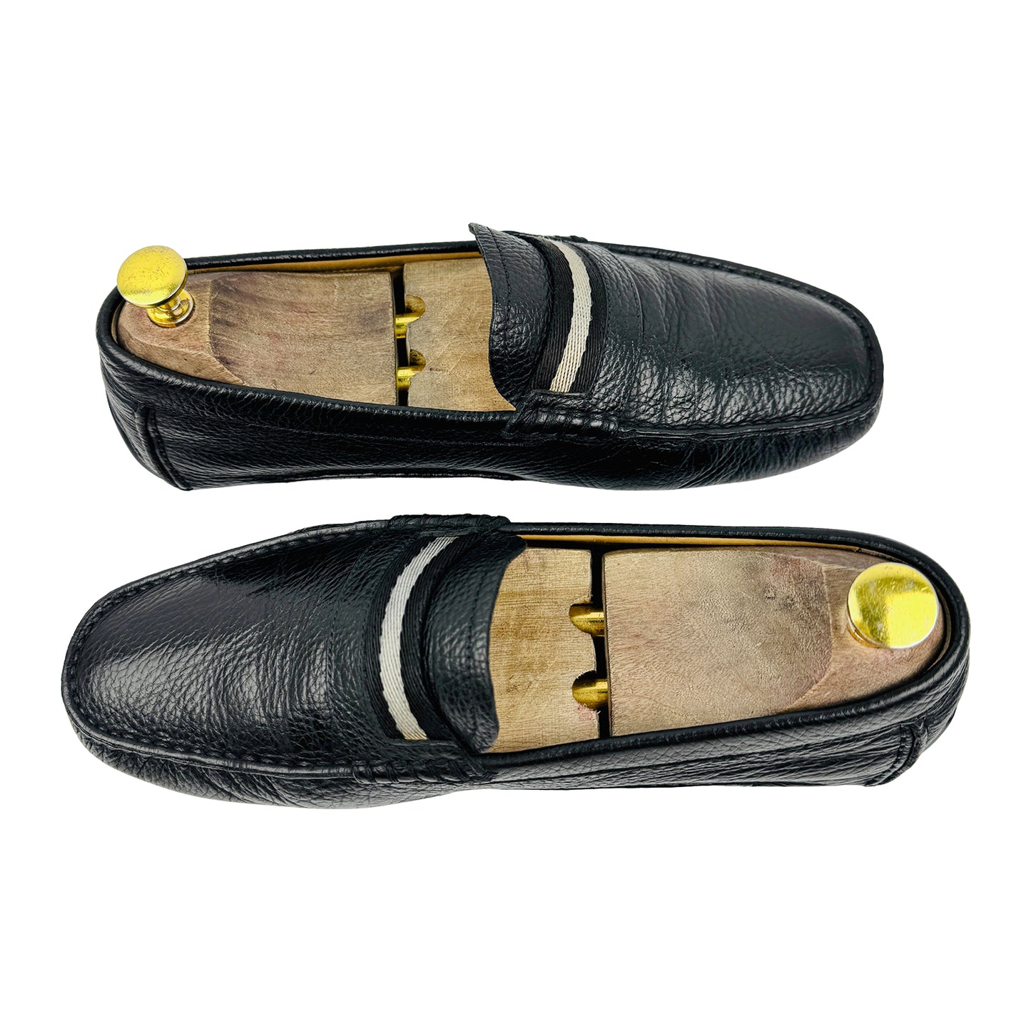 Bally Wabler Black Driving Loafers (Size 40/40.5)