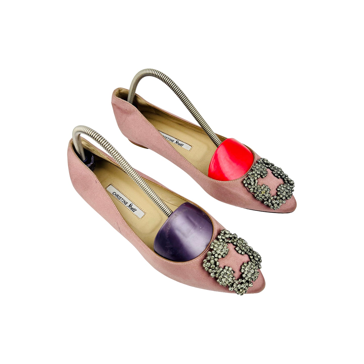 Christine Sheii 'Dusty Rose' Ballet Flats (Size 35)