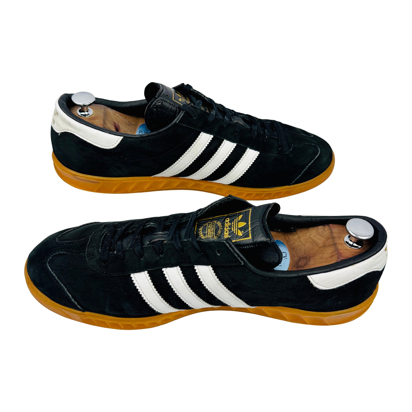 Adidas Hamburg 'Core Black' Sneakers (Size 46) - S76696