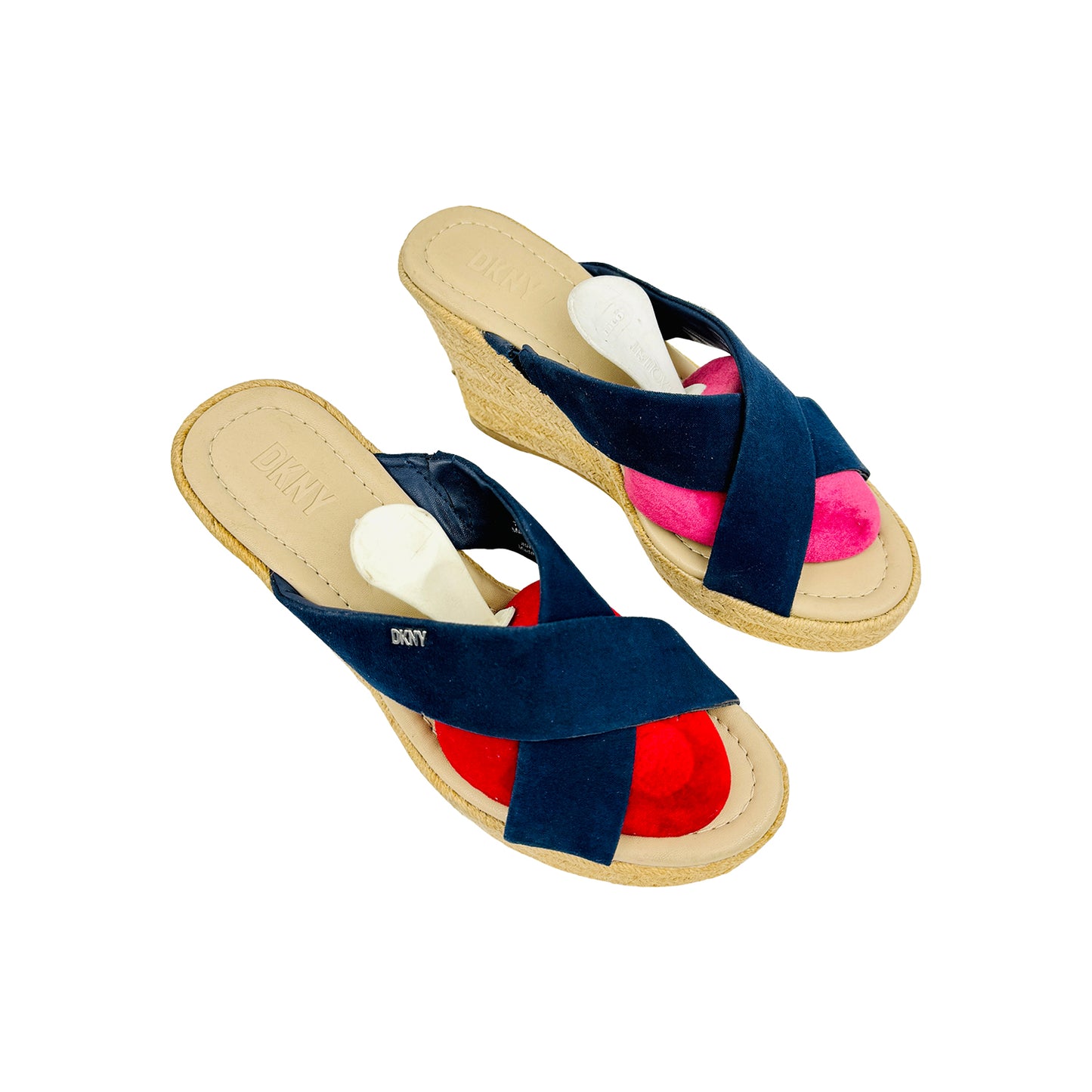 DKNY Maryn Crossband Espadrille Wedge Heels (Size 37.5) - K2432696