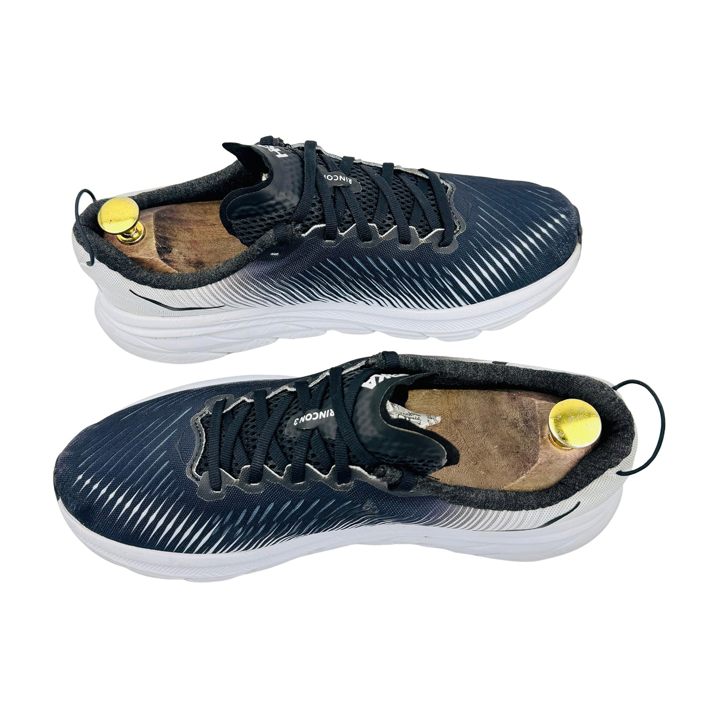 Hoka Men's Rincon 3 'Black White' Shoes (Size 42) - 1119395-BWHT