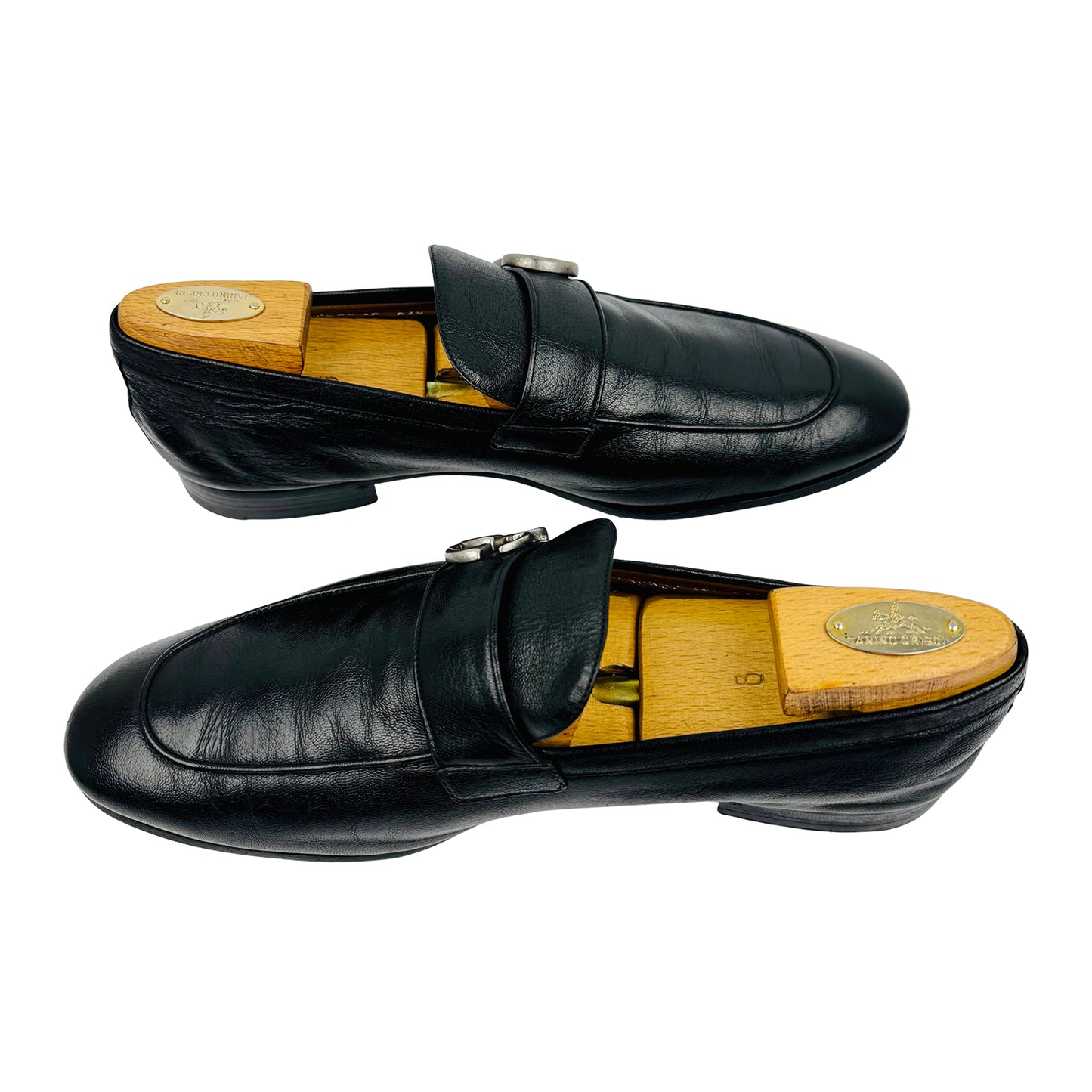Gucci Men's Donnie Black Leather Loafers (Size 43.5)