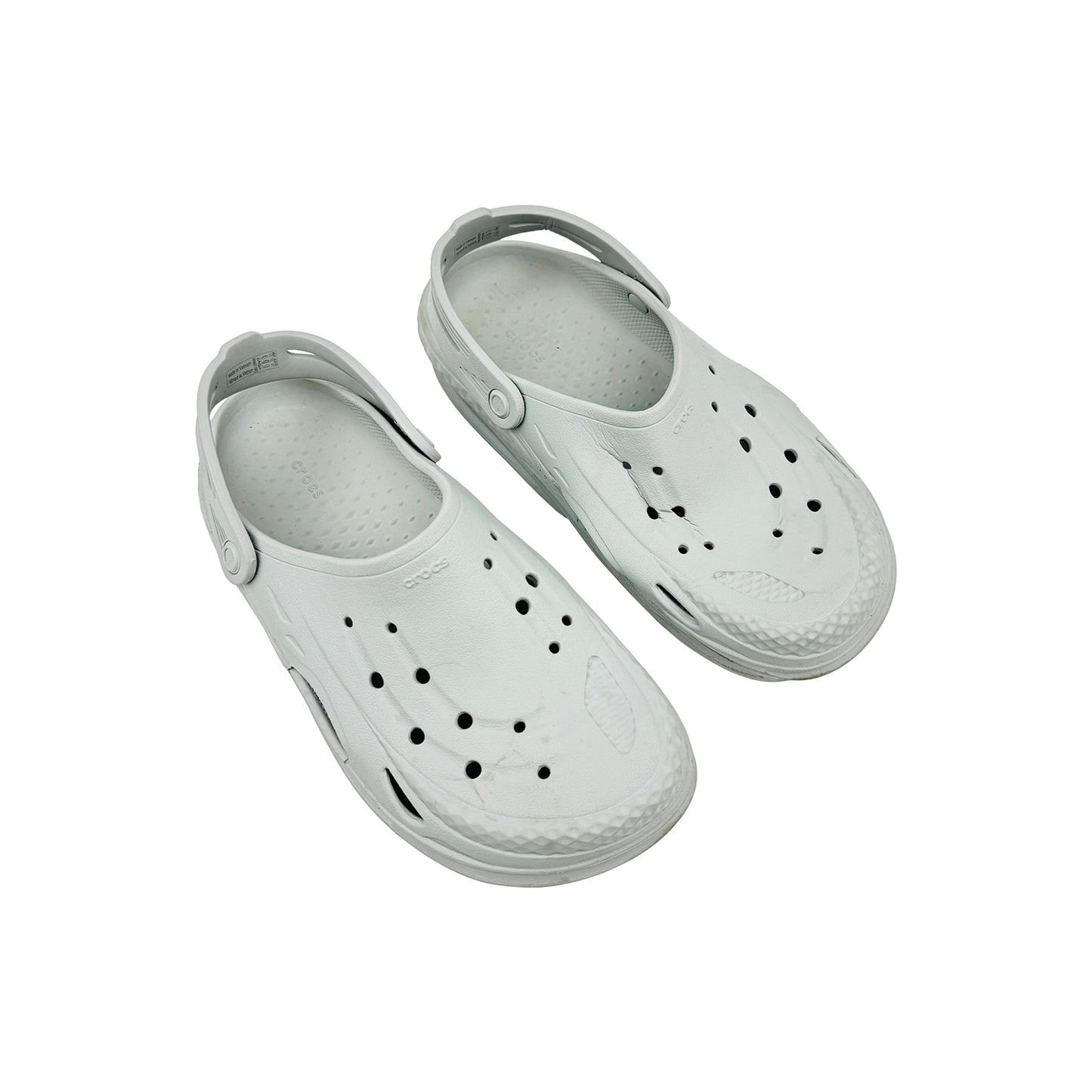Crocs Off-Grid Light Grey Clogs (Size 44) - 209501