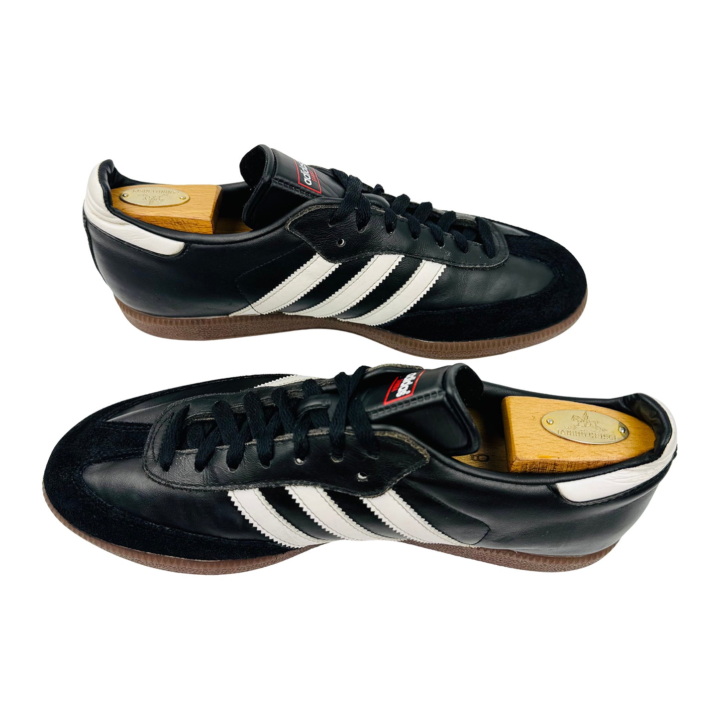 Adidas Samba Black Leather Sneakers (Size 43.5) - 019000