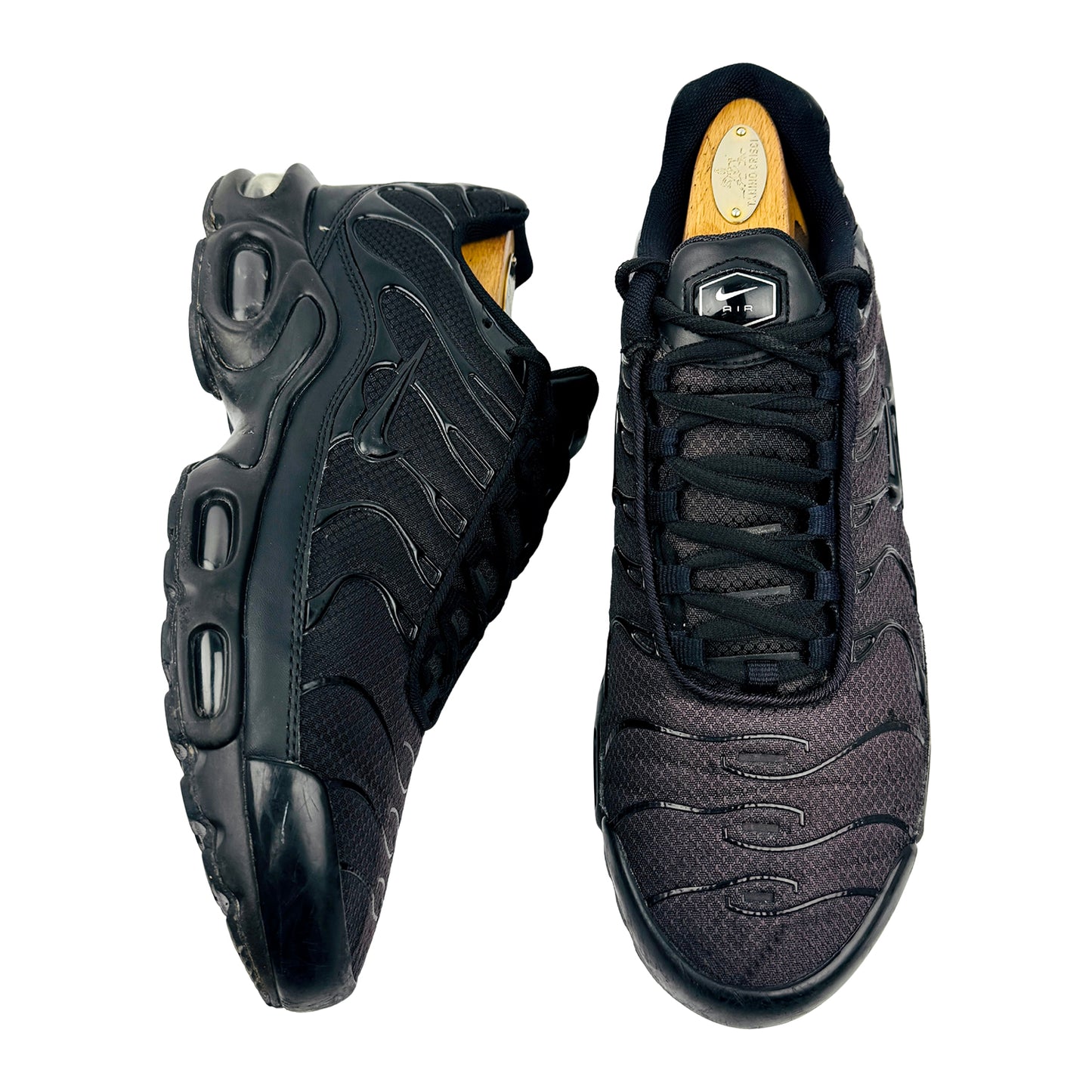 Nike Air Max Plus 'Triple Black' Shoes (Size 43) - 604133-050