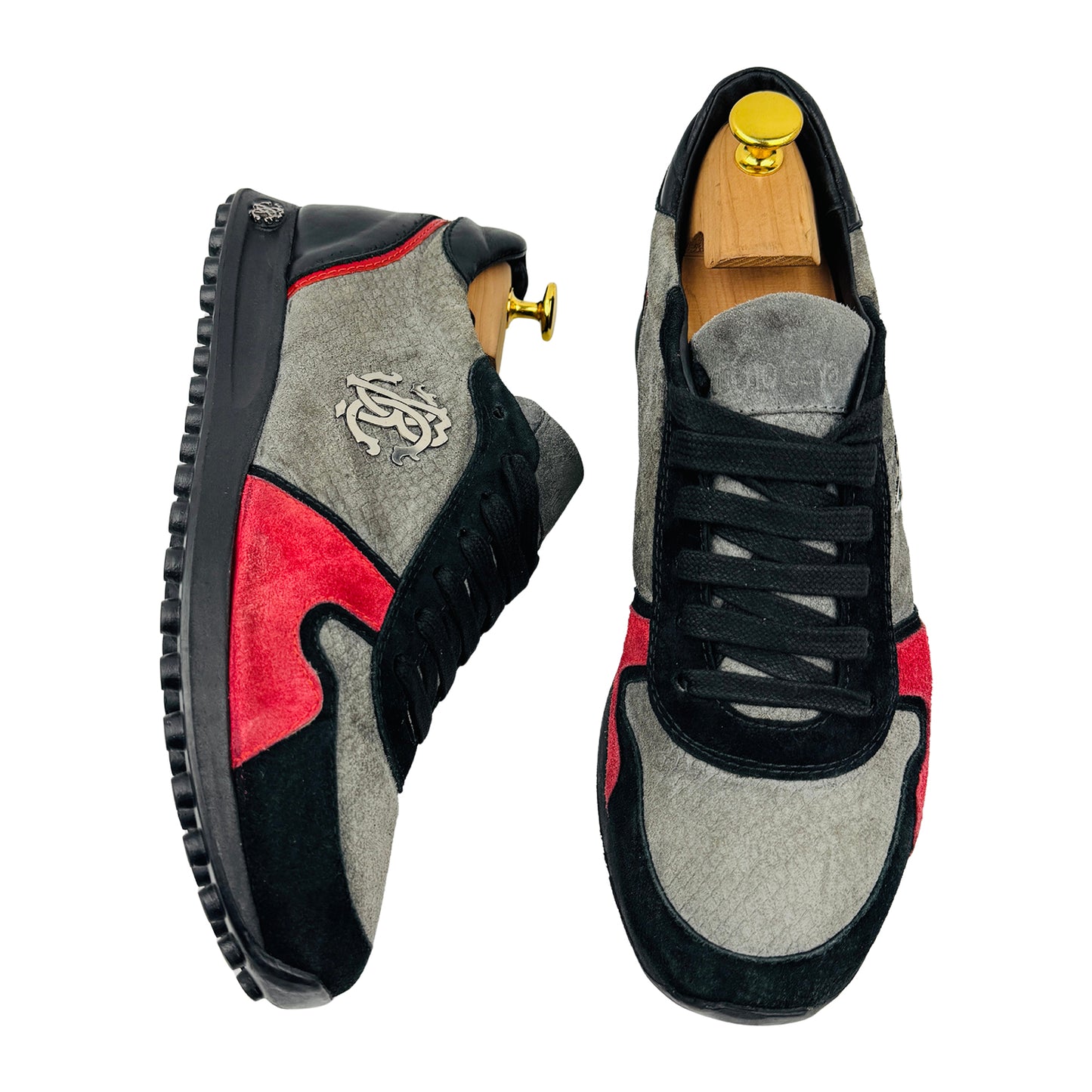 Roberto Cavalli Low Top Suede Sneakers (Size 42.5)