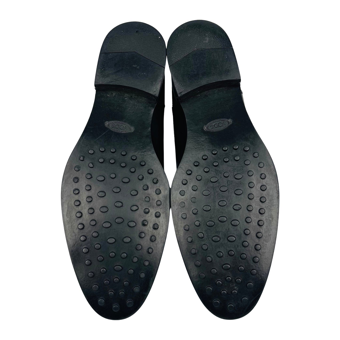 Tod’s Men's Calfskin Leather Black Boots (Size 44)