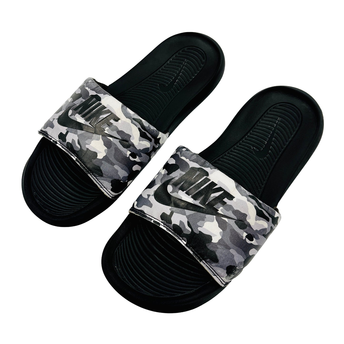 Nike Victori One Camo Print Slides (Size 42.5) - CN9678-001