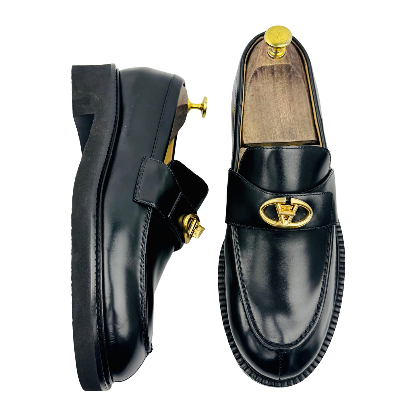 Valentino Garavani Black Loafers (Size 41/41.5) - S5JN6W2
