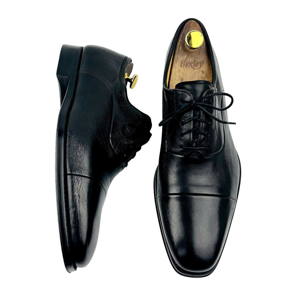 Magnanni Federico Black Leather Oxfords (Size 43) - 12654-1