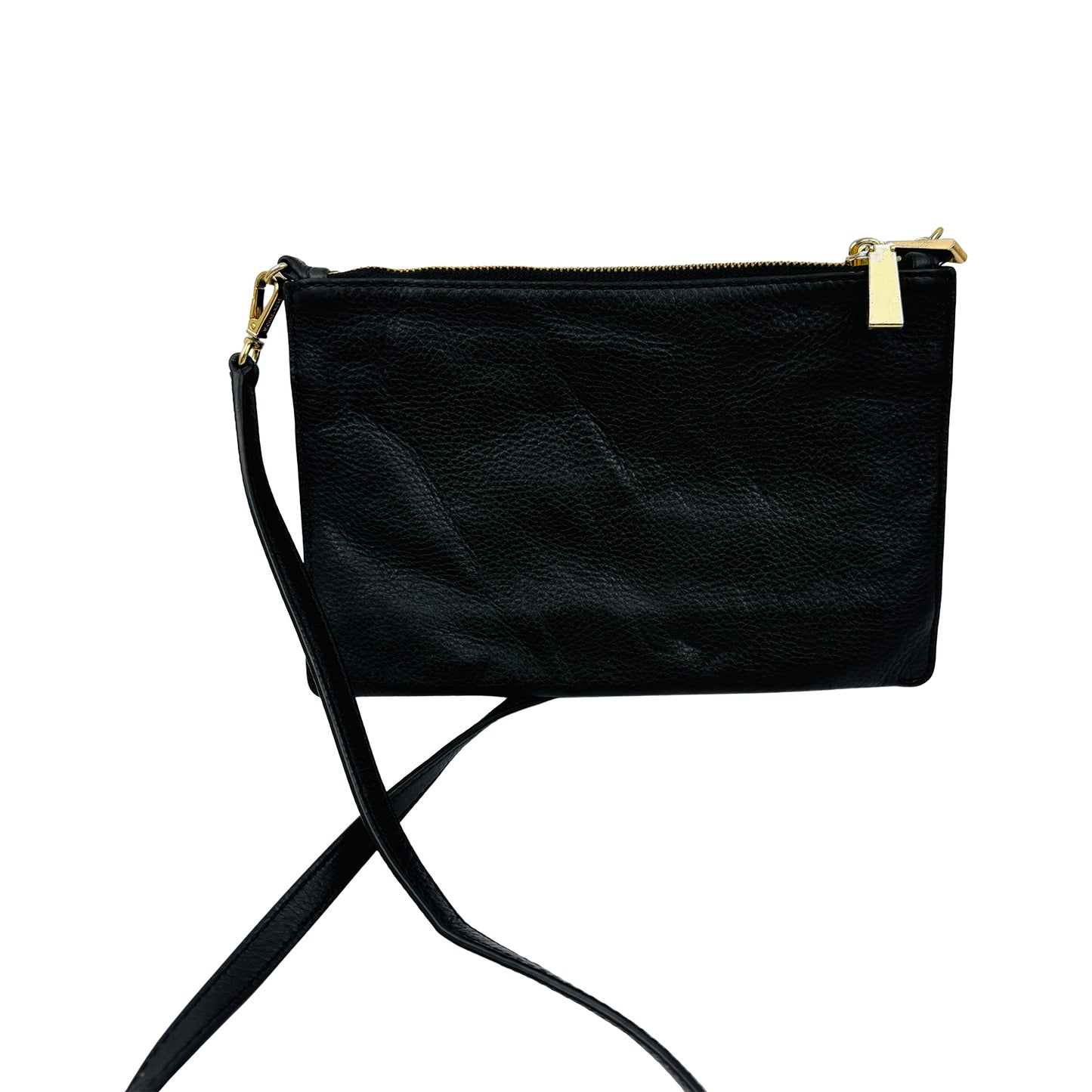 Michael Kors Black Pebbled Leather Crossbody Bag - 32S9GF5C4L