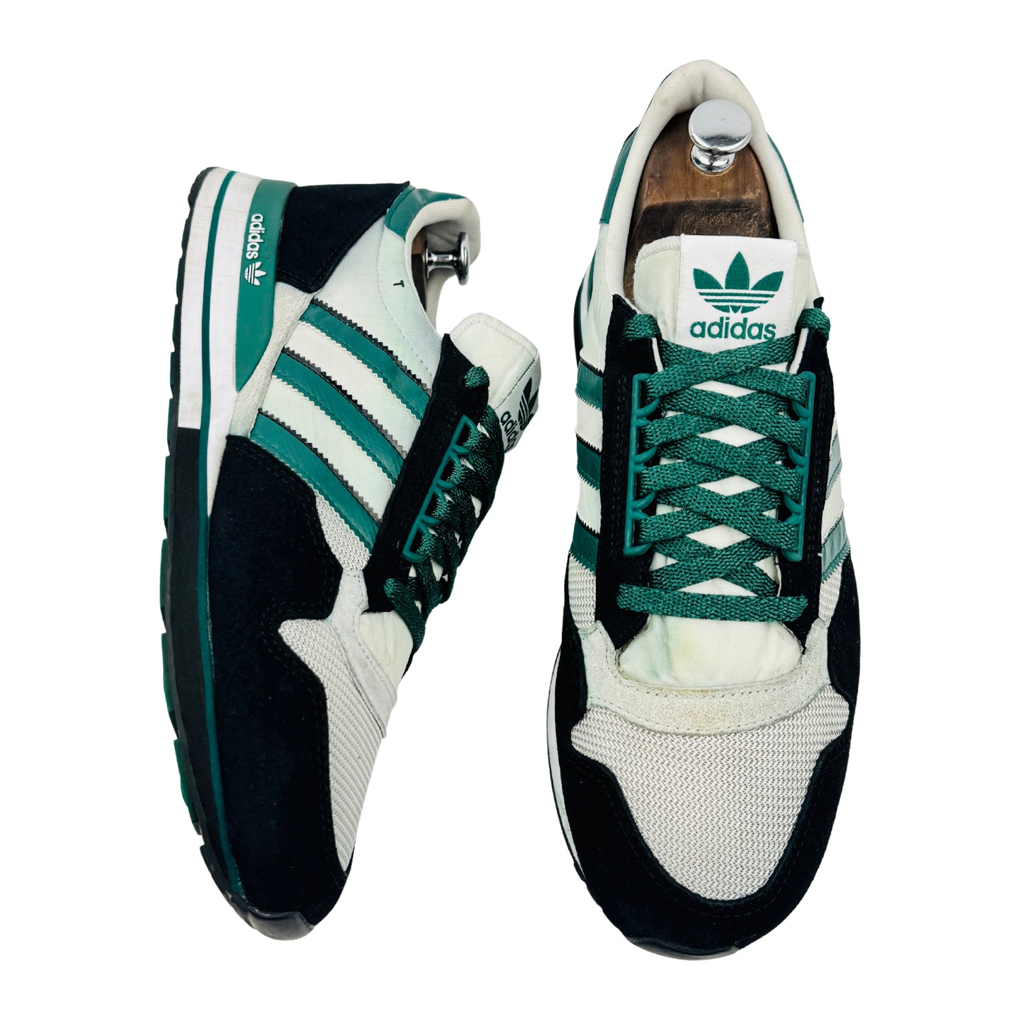 Adidas Men's ZX 500 'Collegiate Green' Shoes (Size 44.5) - FX6910