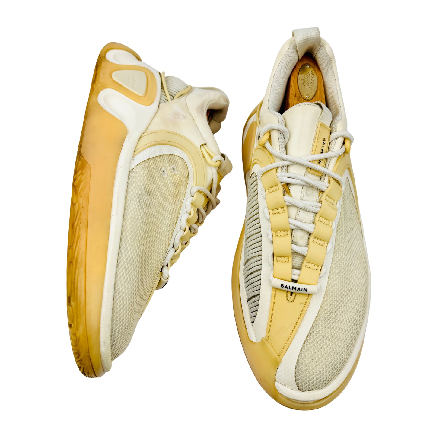 Balmain Paris B-Runner 'Off-White' Sneakers (Size 43)