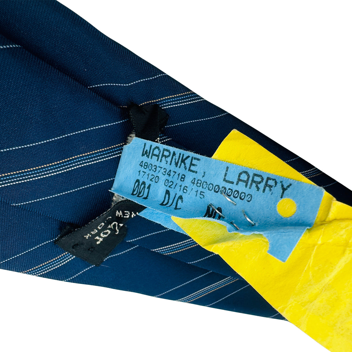 Christian Dior Light Blue 'Diagonal Stripes' Tie (Size Regular)