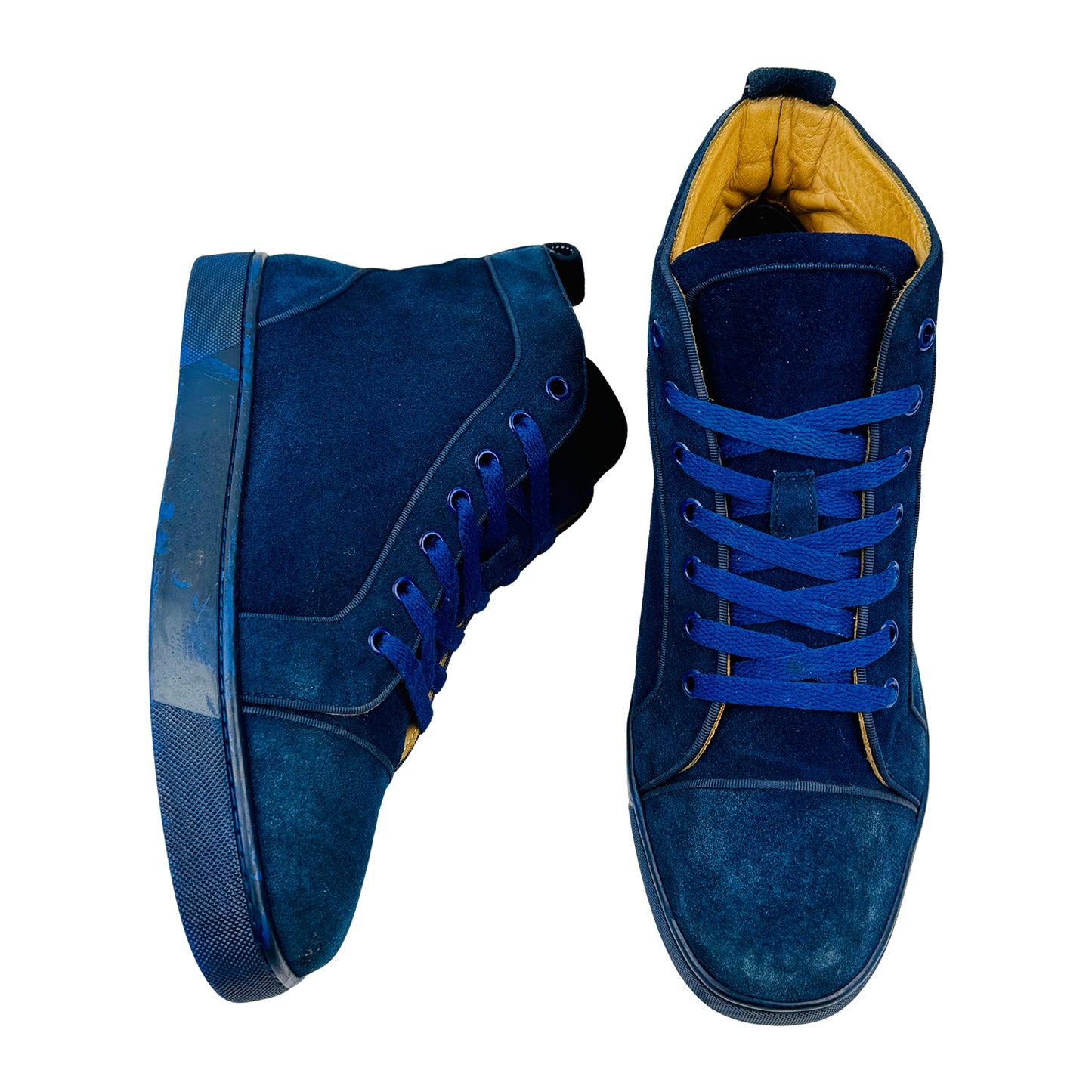 Christian Louboutin Louis Orlato Blue Sneakers (Size 41/41.5)