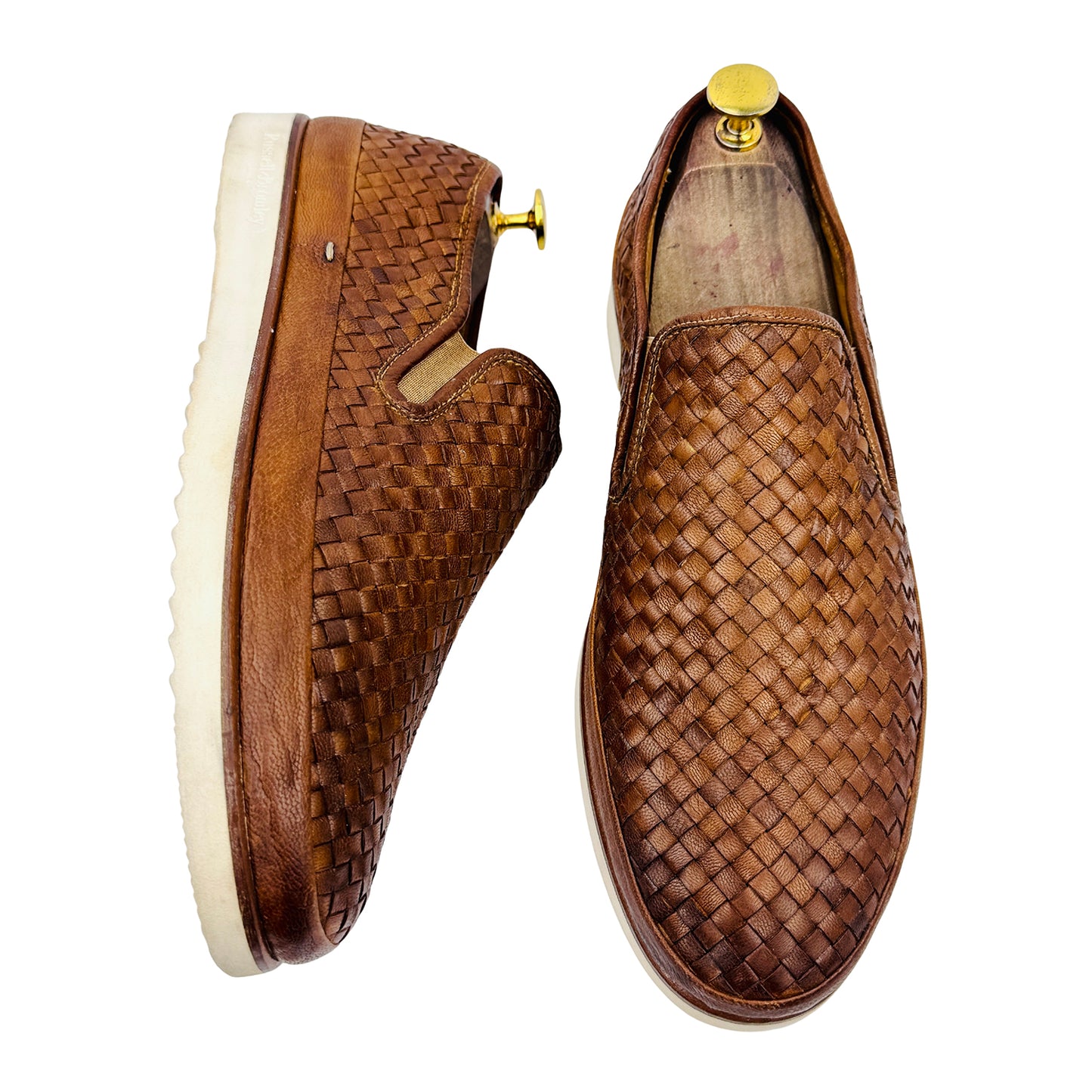 Russell & Bromley Sanmarino Woven Leather Shoes (Size 41.5/42)