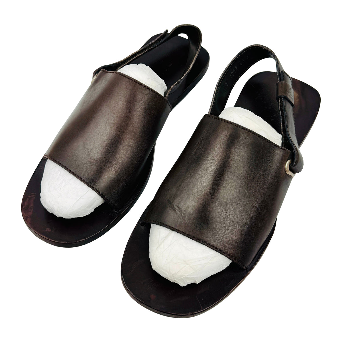 Gucci Vintage Leather Slingback Sandals (Size 43/43.5)