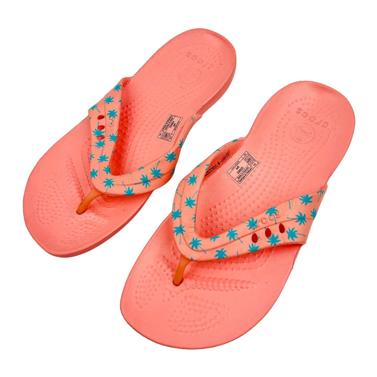 Crocs Kadee Seasonal Graphic Flip Flops (Size 35/36) - 205640