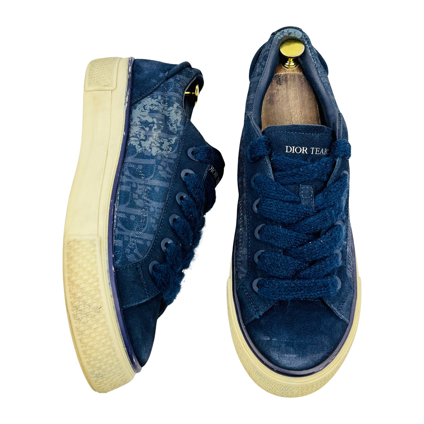 Dior X Denim Tears B33 Navy Sneakers (Size 43/43.5)