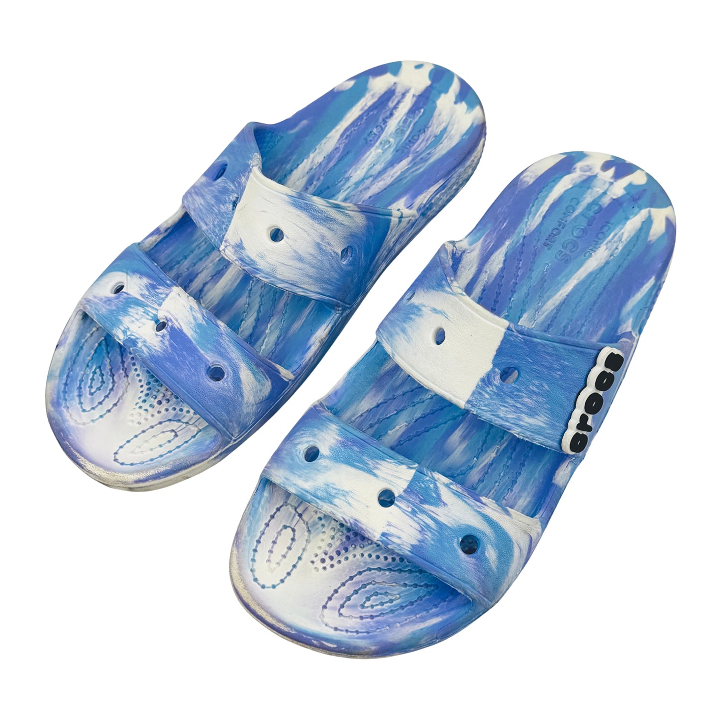 Crocs Classic Marbled Sandal Slides (Size 38/39) - 207701