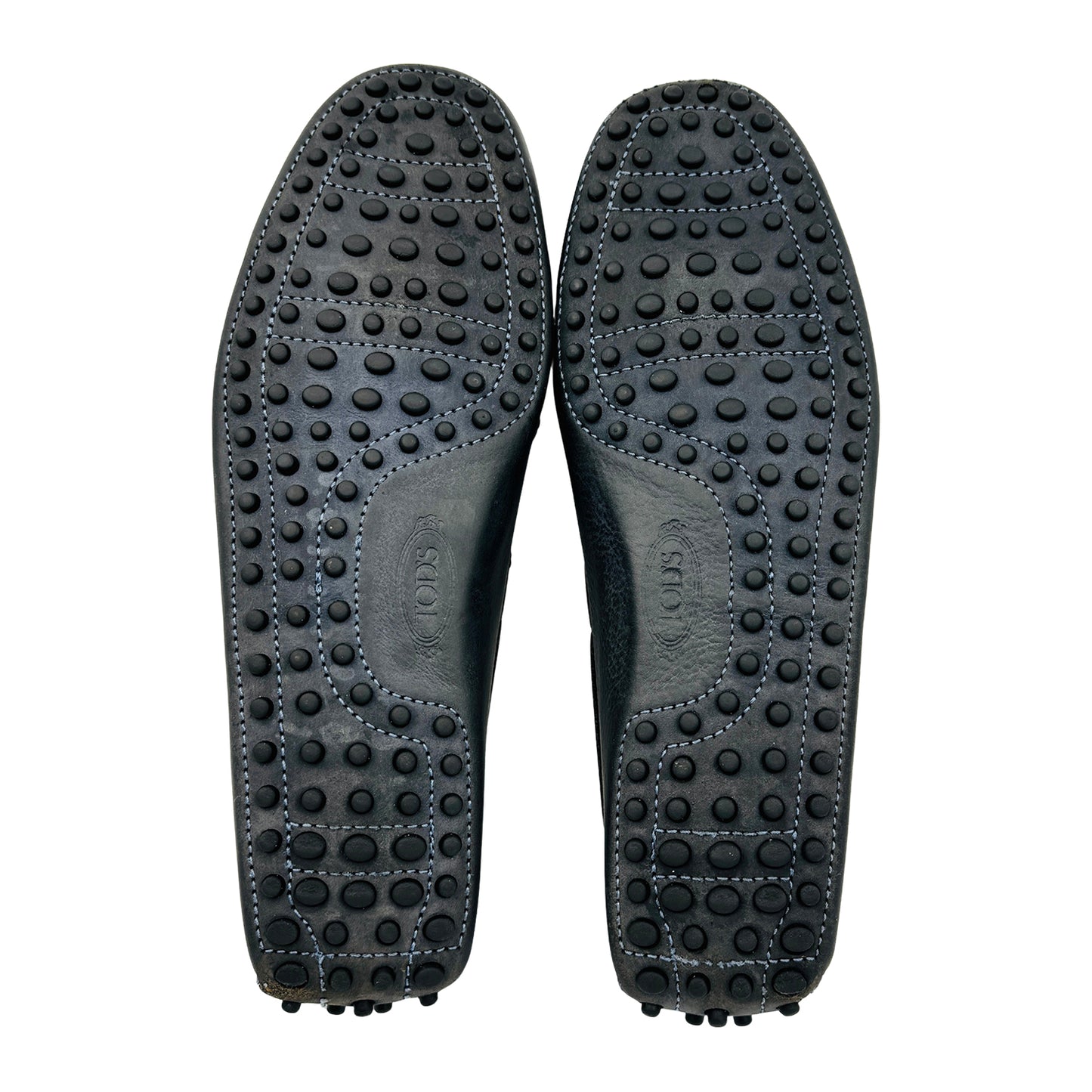 Tod’s Men's Navy Leather Driving Loafers (Size 42)