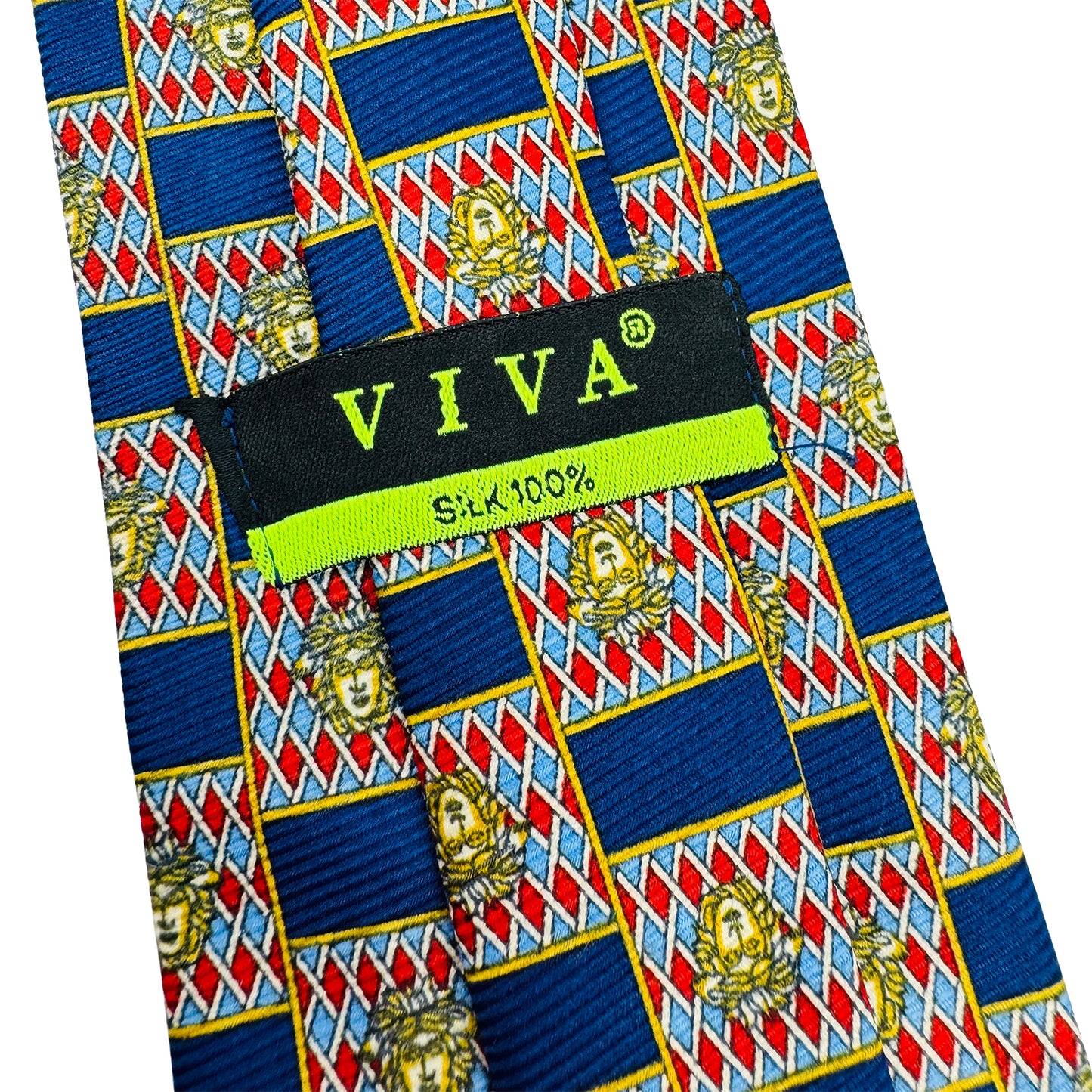 VIVA Multicolor 'Checkerboard Pattern' Tie (Size Regular)