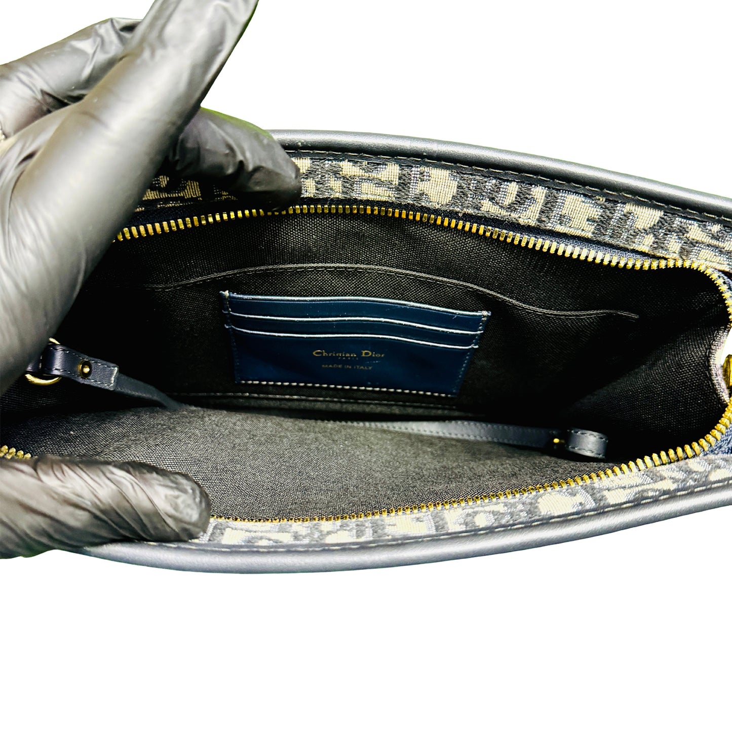 Christian Dior 30 Montaigne Dea Navy Pouch