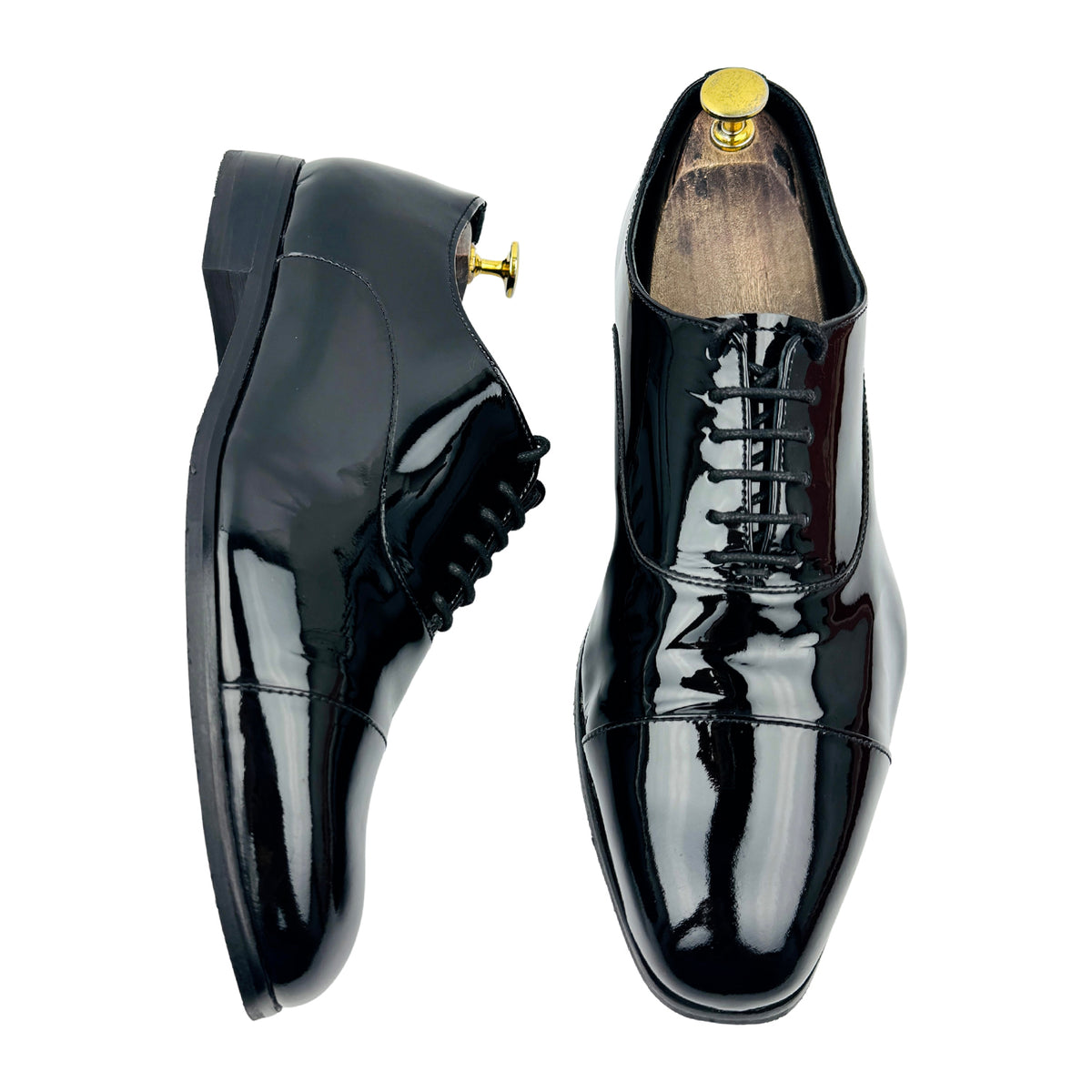Marks & Spencer Autograph Patent Leather Oxford Shoes (Size 42.5)