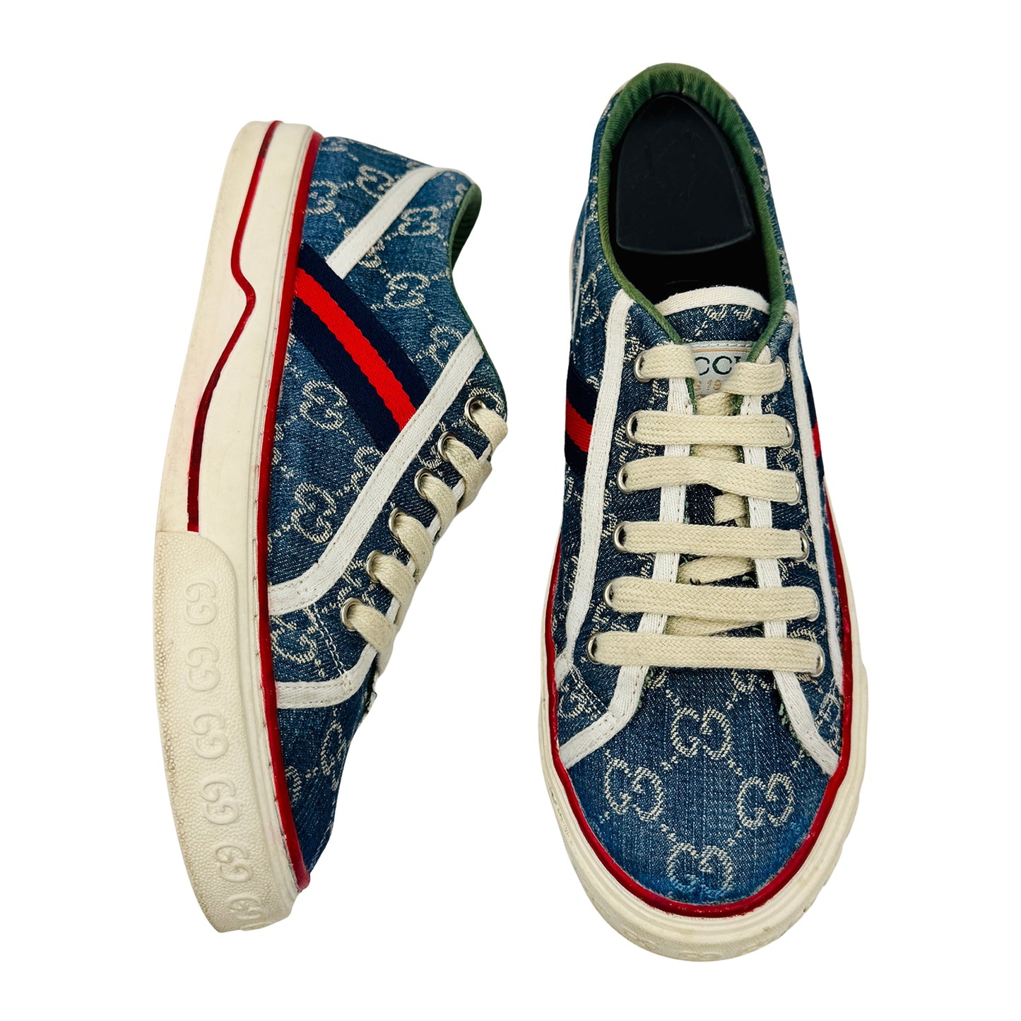 Gucci Tennis 1977 GG Denim Sneakers (Size 42.5)