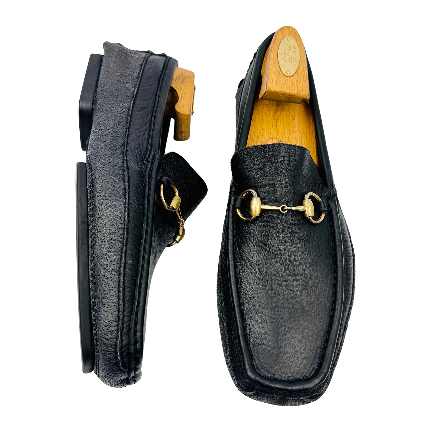 Gucci Men's Horsebit 1953 Black Leather Loafers (Size 41.5/42)