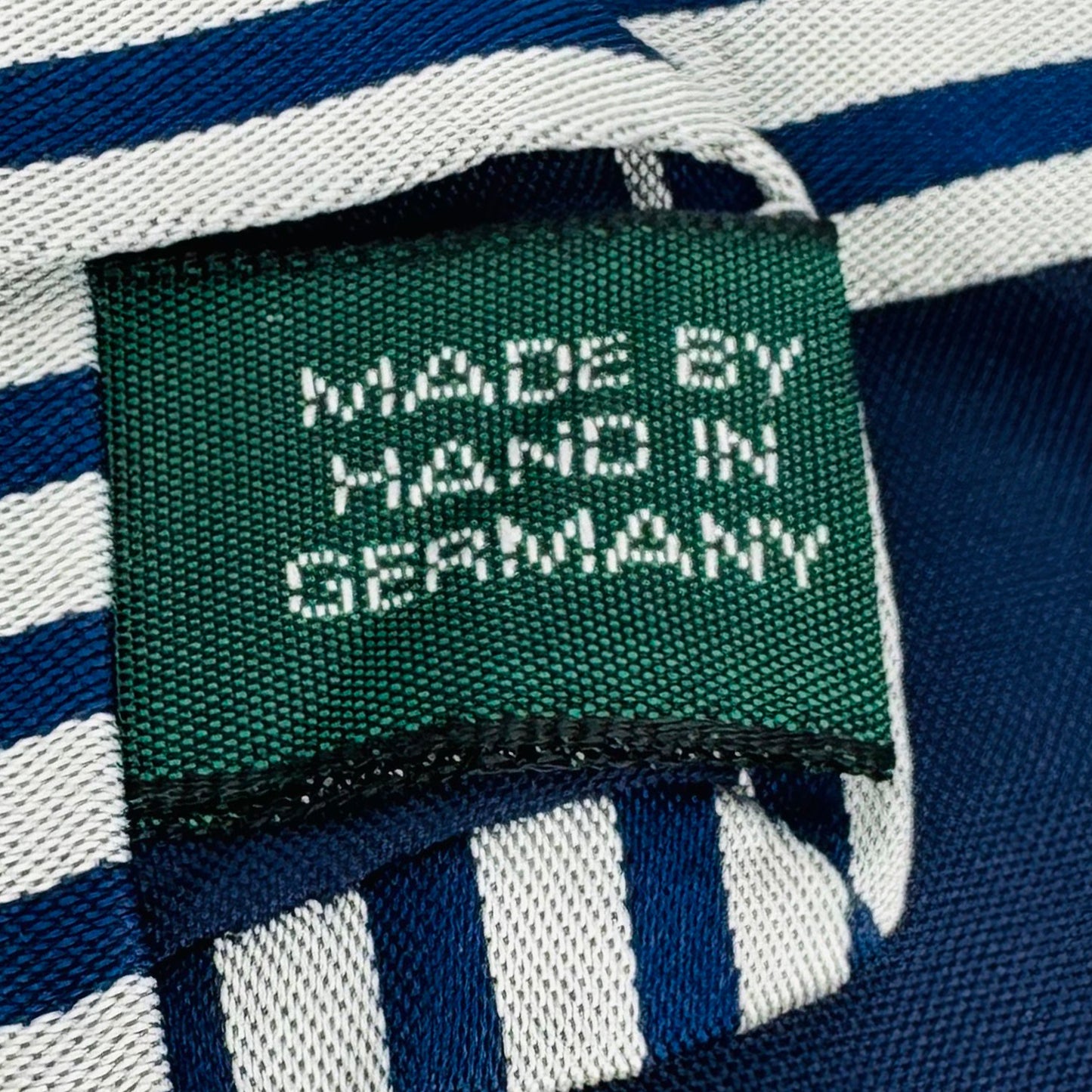 Ralph Lauren Polo White 'Navy Stripes' Tie (Size Regular)