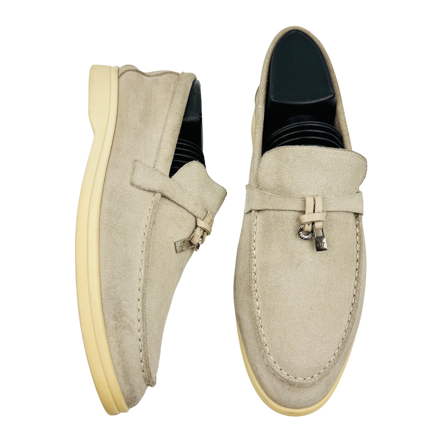Loro Piana Summer Charms Walk Beige Loafers (Size 41) - I 43182