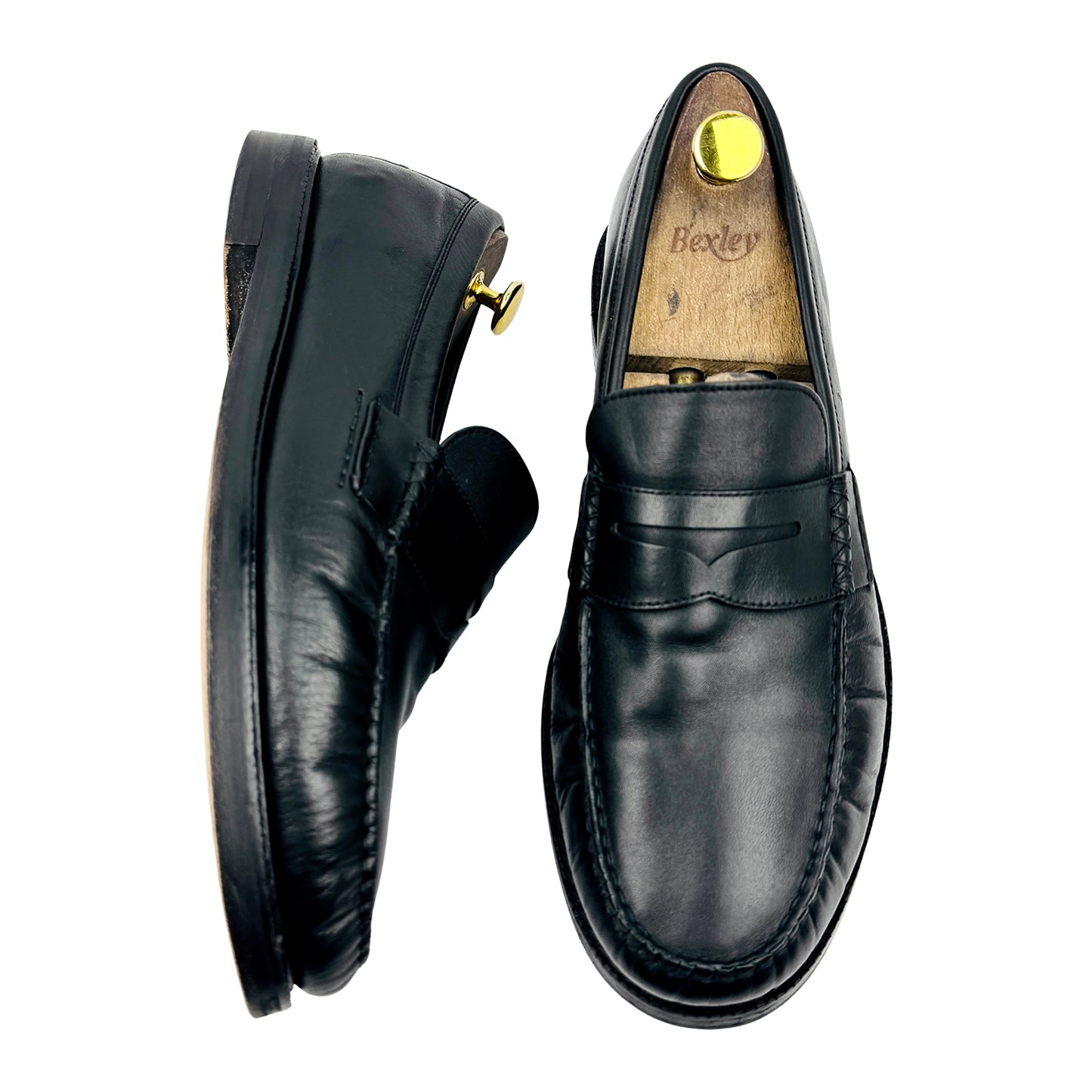 Cole Haan Black Leather Penny Loafers (Size 44/44.5) - C38736