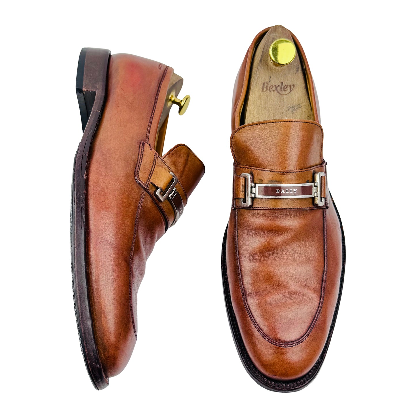 Bally Sartori Brown Leather Bit Loafers (Size 43.5)