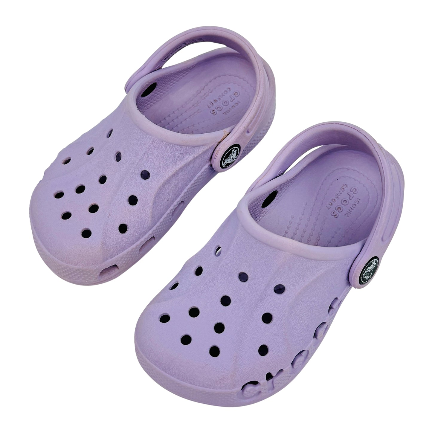Crocs Baya Purple Clogs (Size 25/26) - 205483