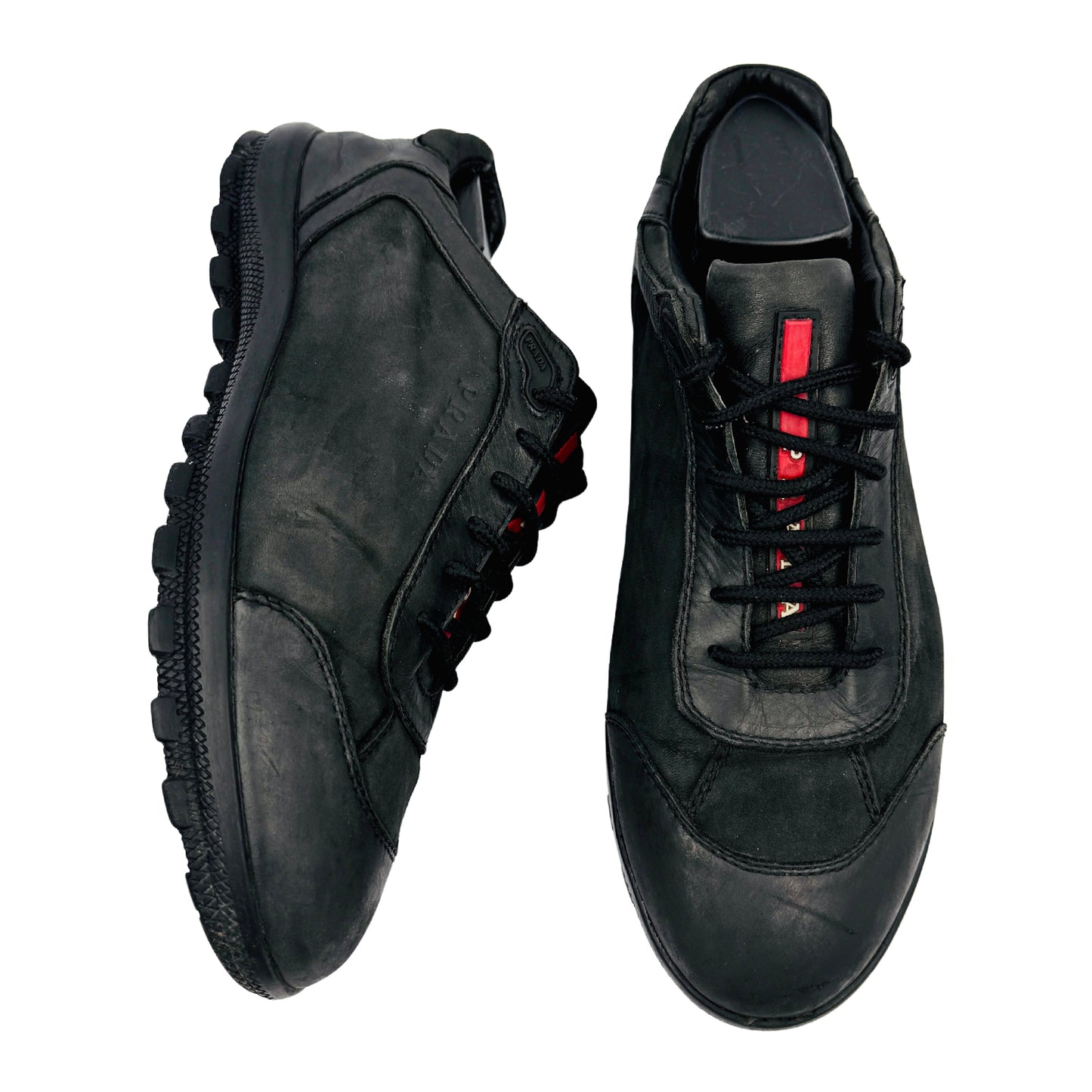 Prada Men's Nylon Spazzola Sneakers (Size 40.5/41)