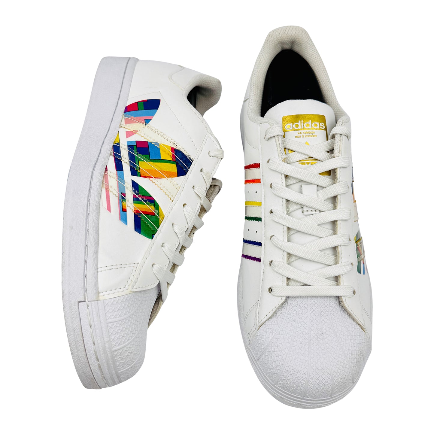 Adidas Superstar 'Pride' Sneakers (Size 42.5) - FY9022
