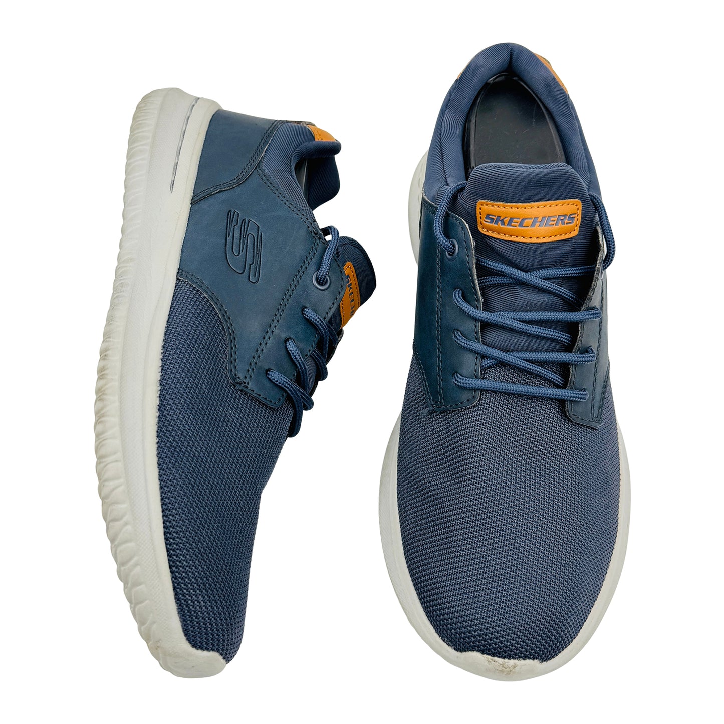 Skechers Delson 2.0 Navy Shoes (Size 41) - 58876 NVY