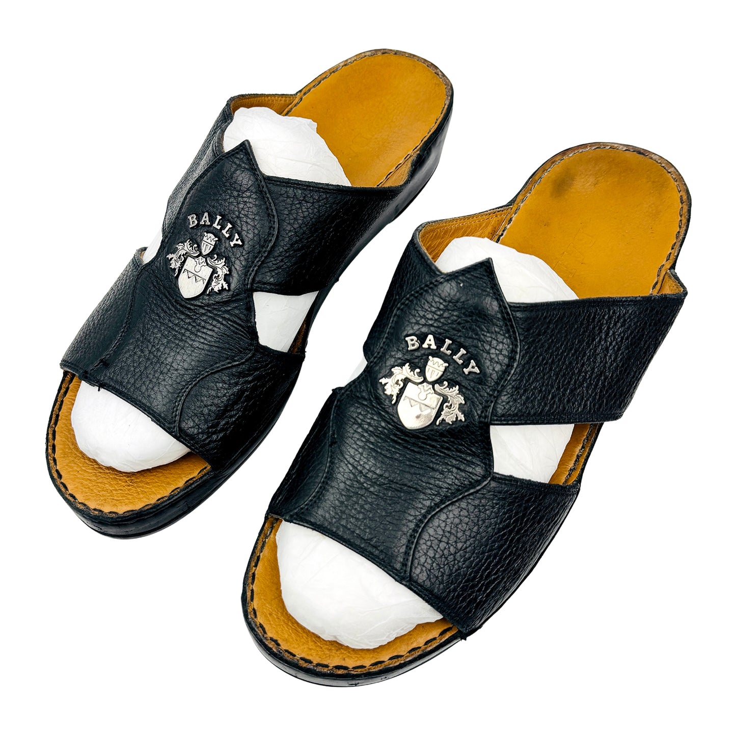 Bally Men's Hakman Black Sandal Slides (Size 43/43.5)