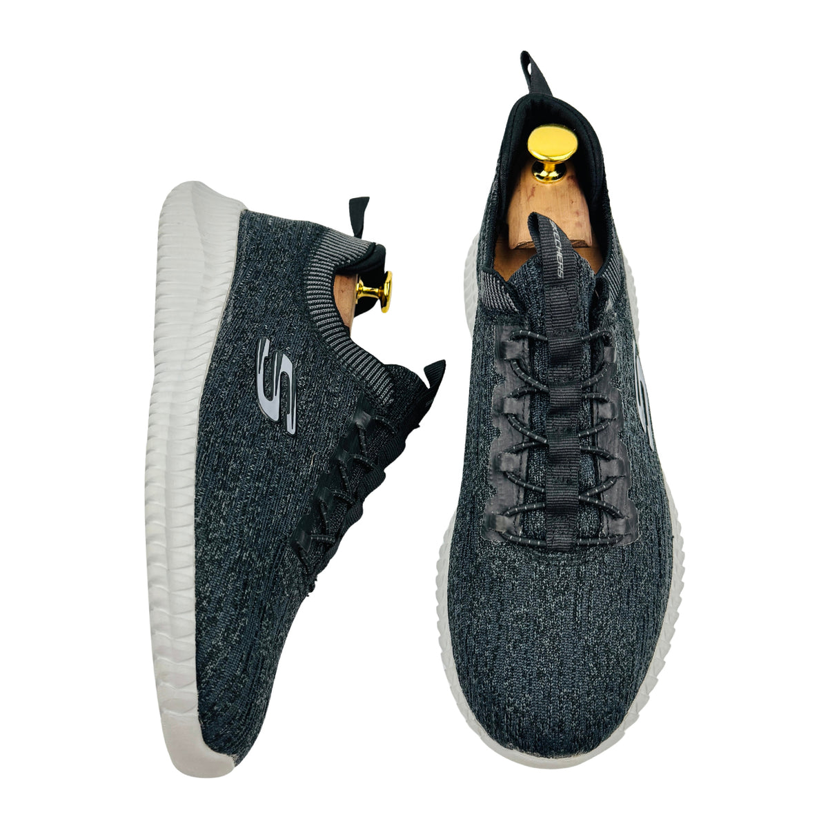 Skechers Elite Flex Hartnell Shoes (Size 41) - 52642 BKGY