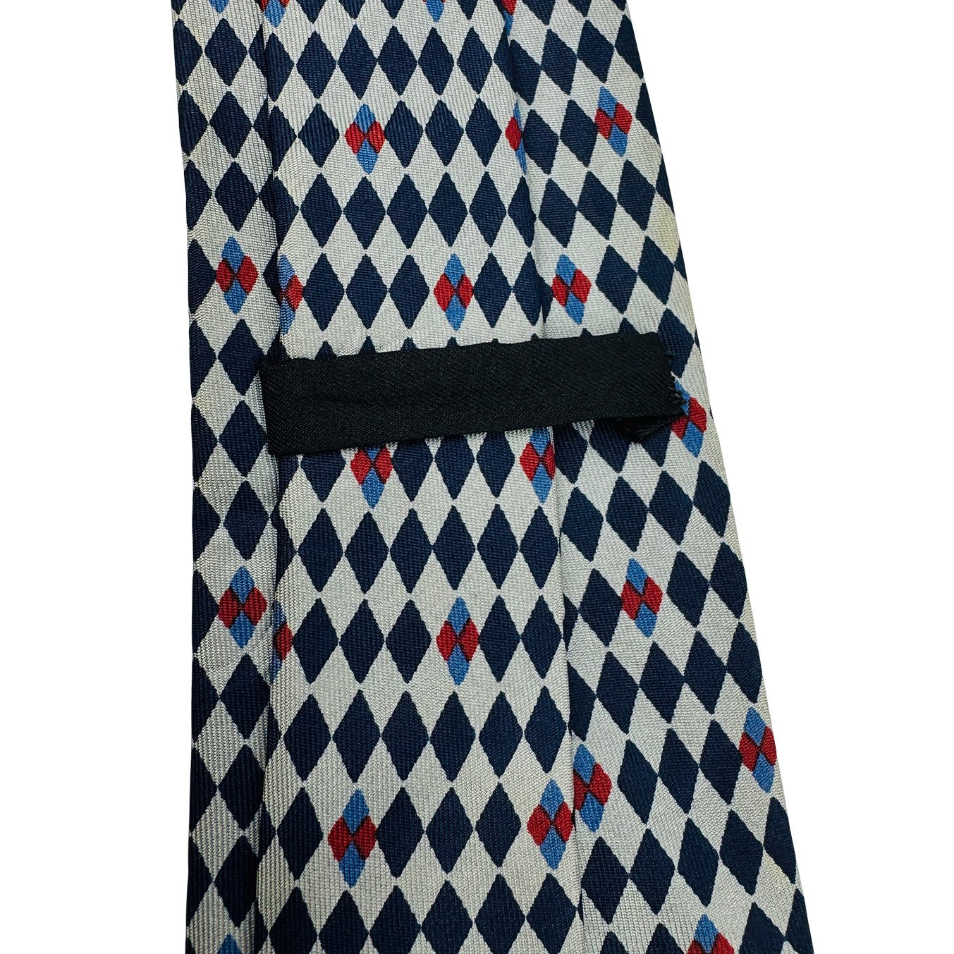 Dunhill Off-White 'Checkerboard Pattern' Tie (Size Slim Fit)