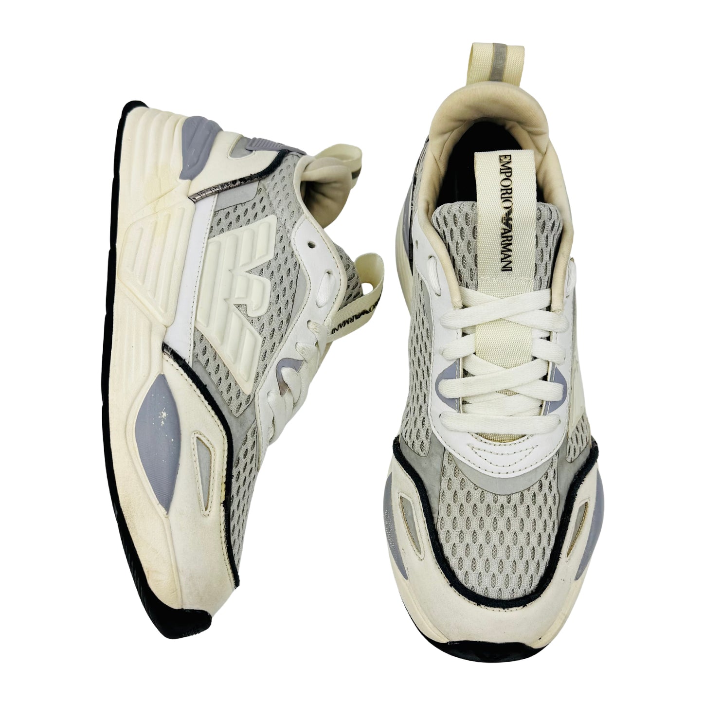 Emporio Armani Off-White Sneakers (Size 40) - X3X126 XN207